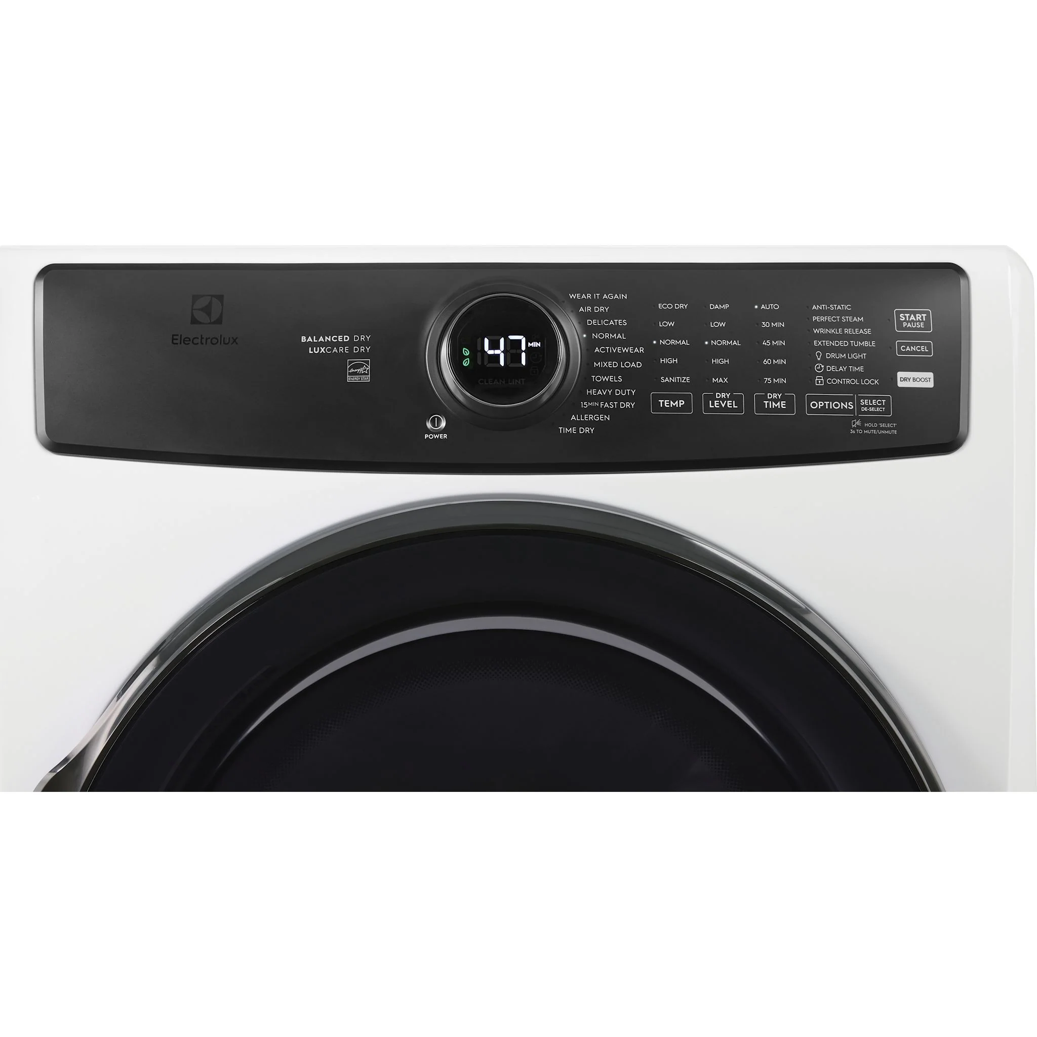 Electrolux Gas Dryer (ELFG7738AW) - White - Image 3