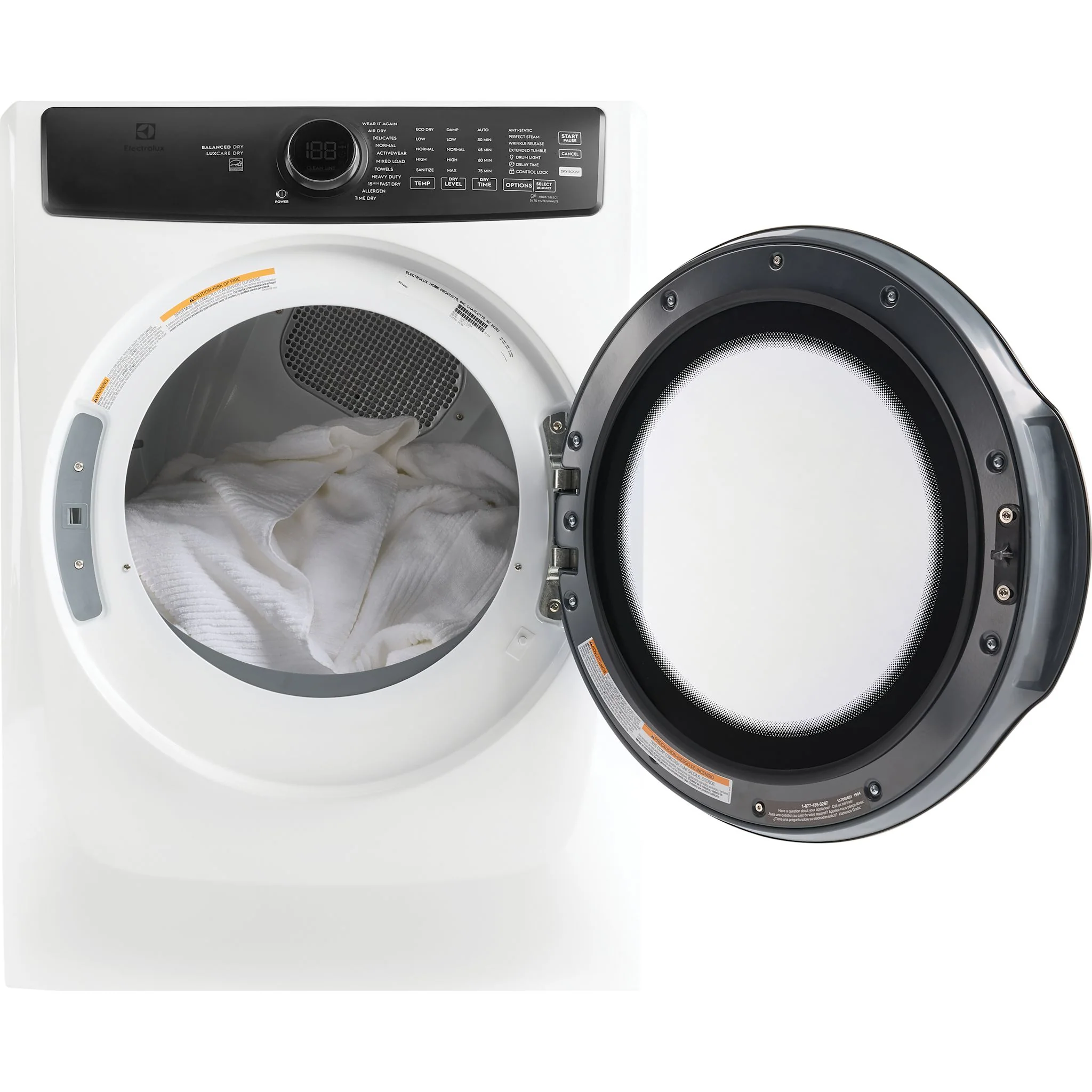 Electrolux Gas Dryer (ELFG7738AW) - White - Image 5
