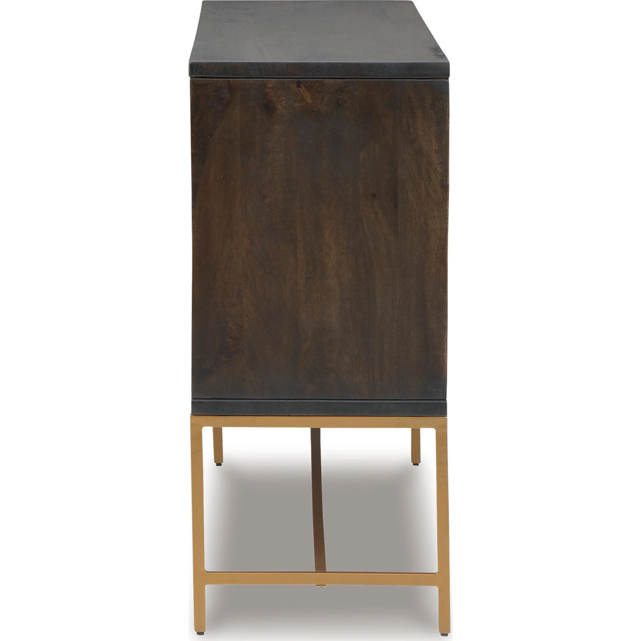 Elinmore Accent Cabinet - Brown/Gold Finish - Image 14