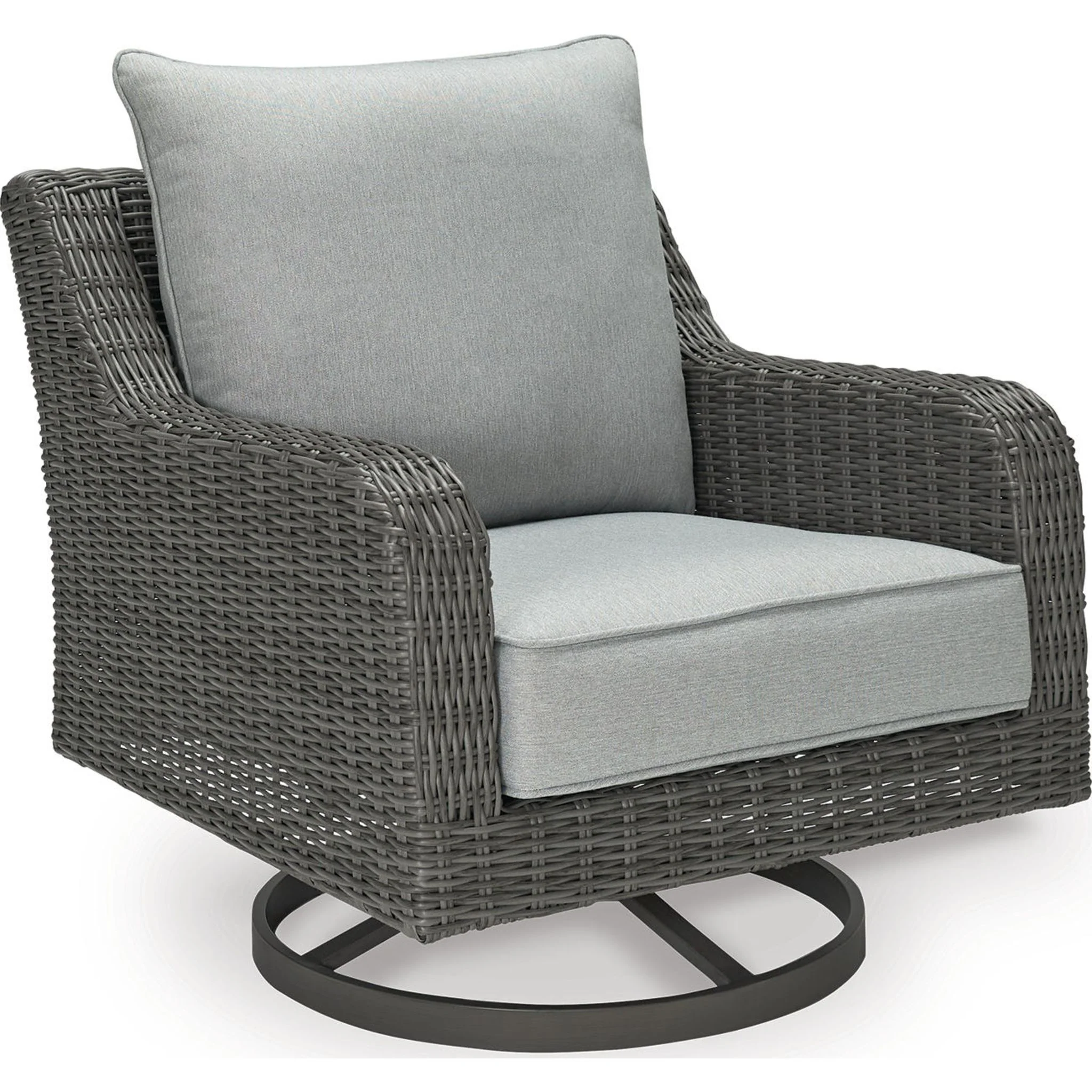 Elite Park 3 Piece Outdoor Seating - Gray - Image 5