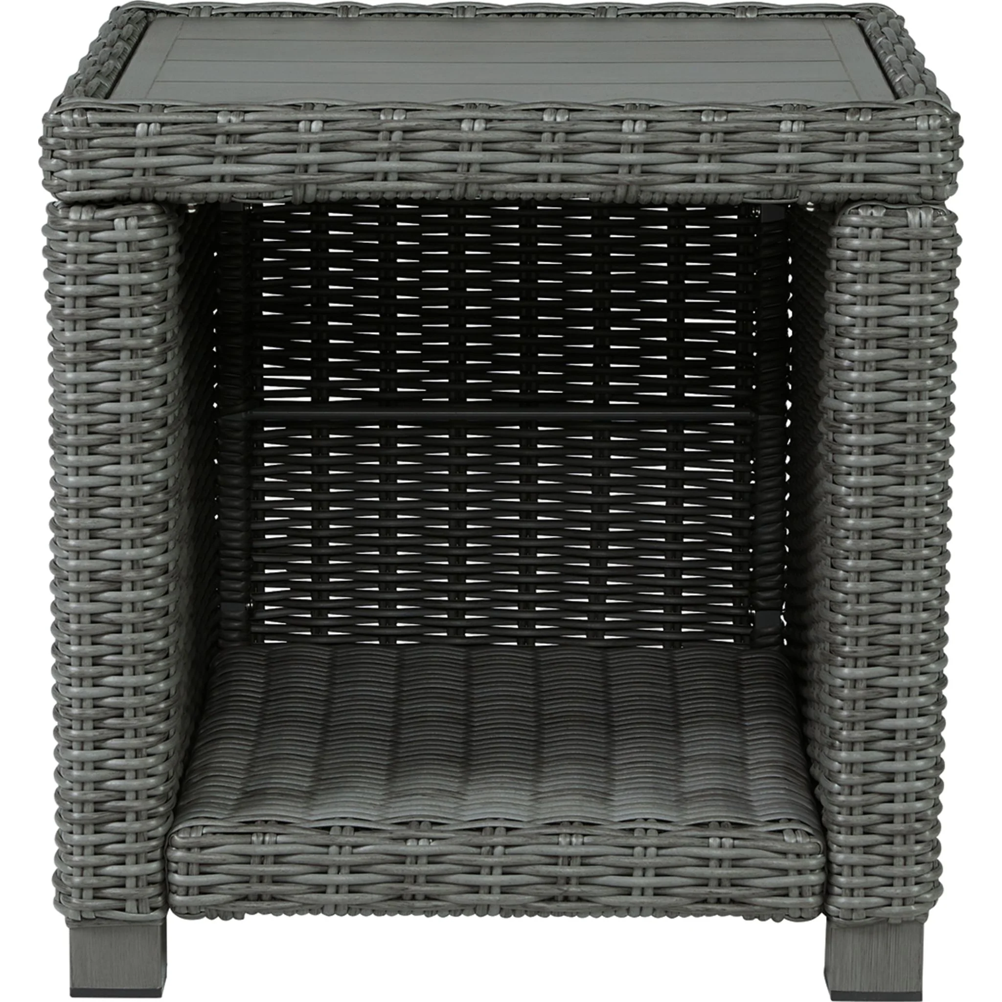 Elite Park Outdoor End Table - Gray - Image 3