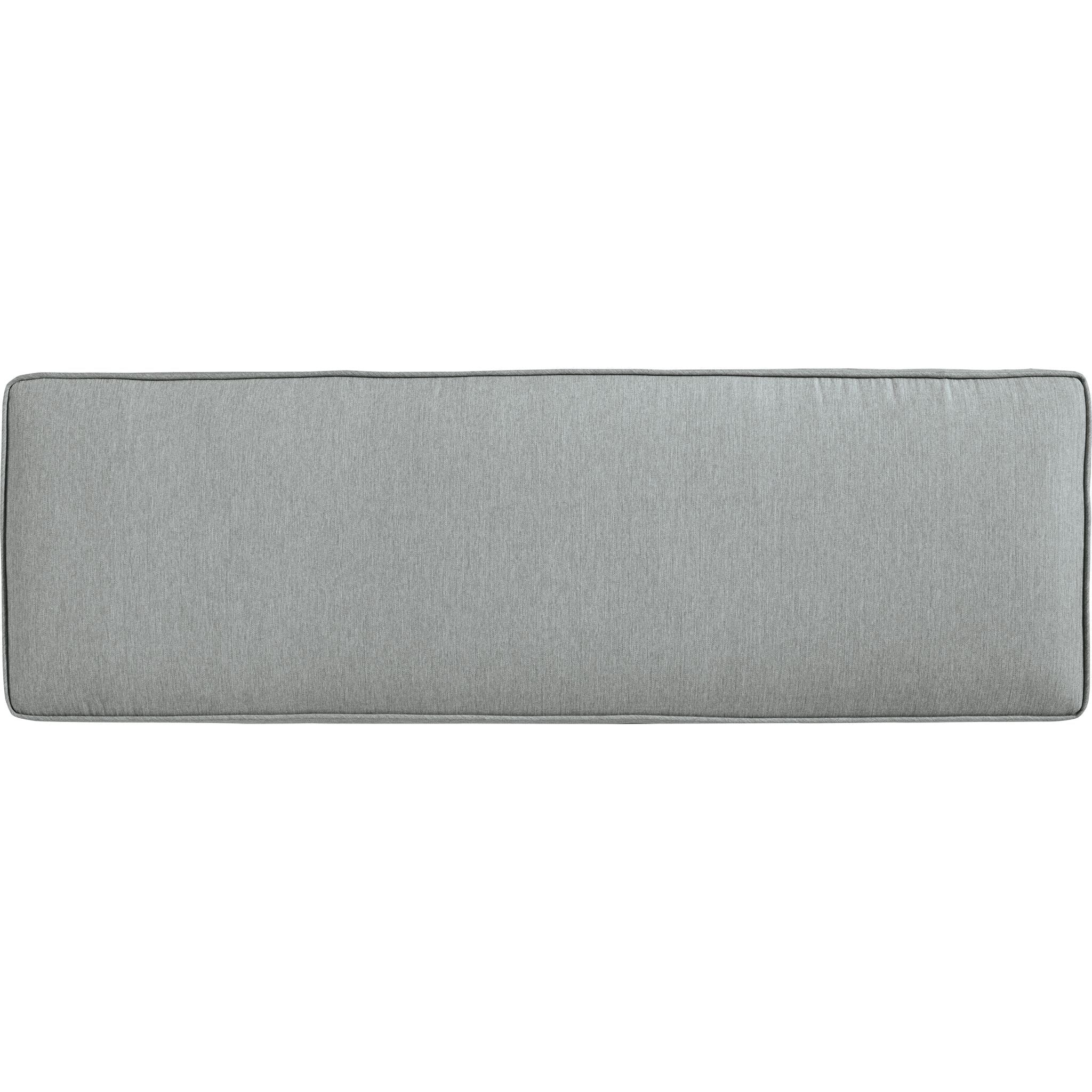 Elite Park Outdoor Bench with Cushion - Gray - Image 5