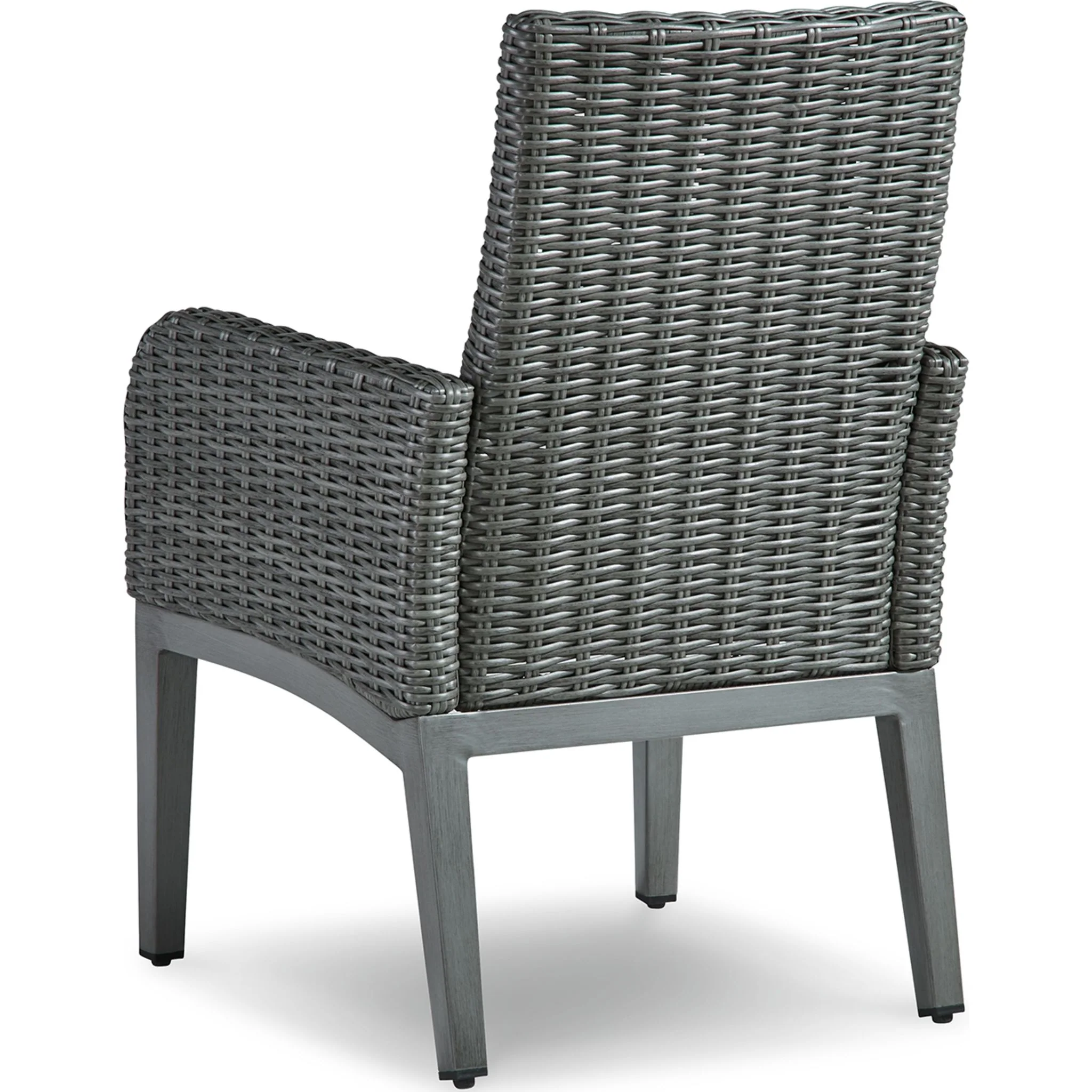 Elite Park Outdoor Arm Chair with Cushion (set of 2) - Gray - Image 6