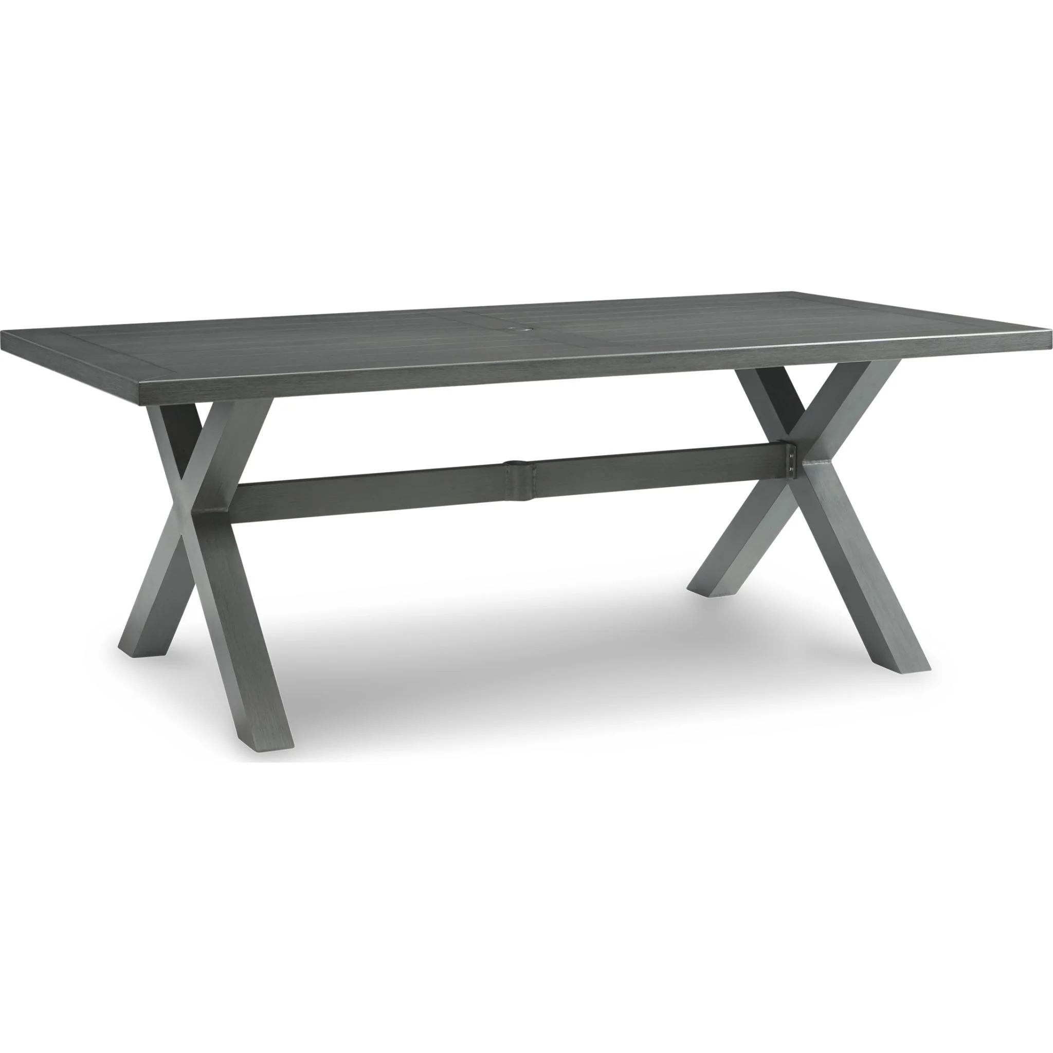 Elite Park Outdoor Rectangle Dining Table - Gray