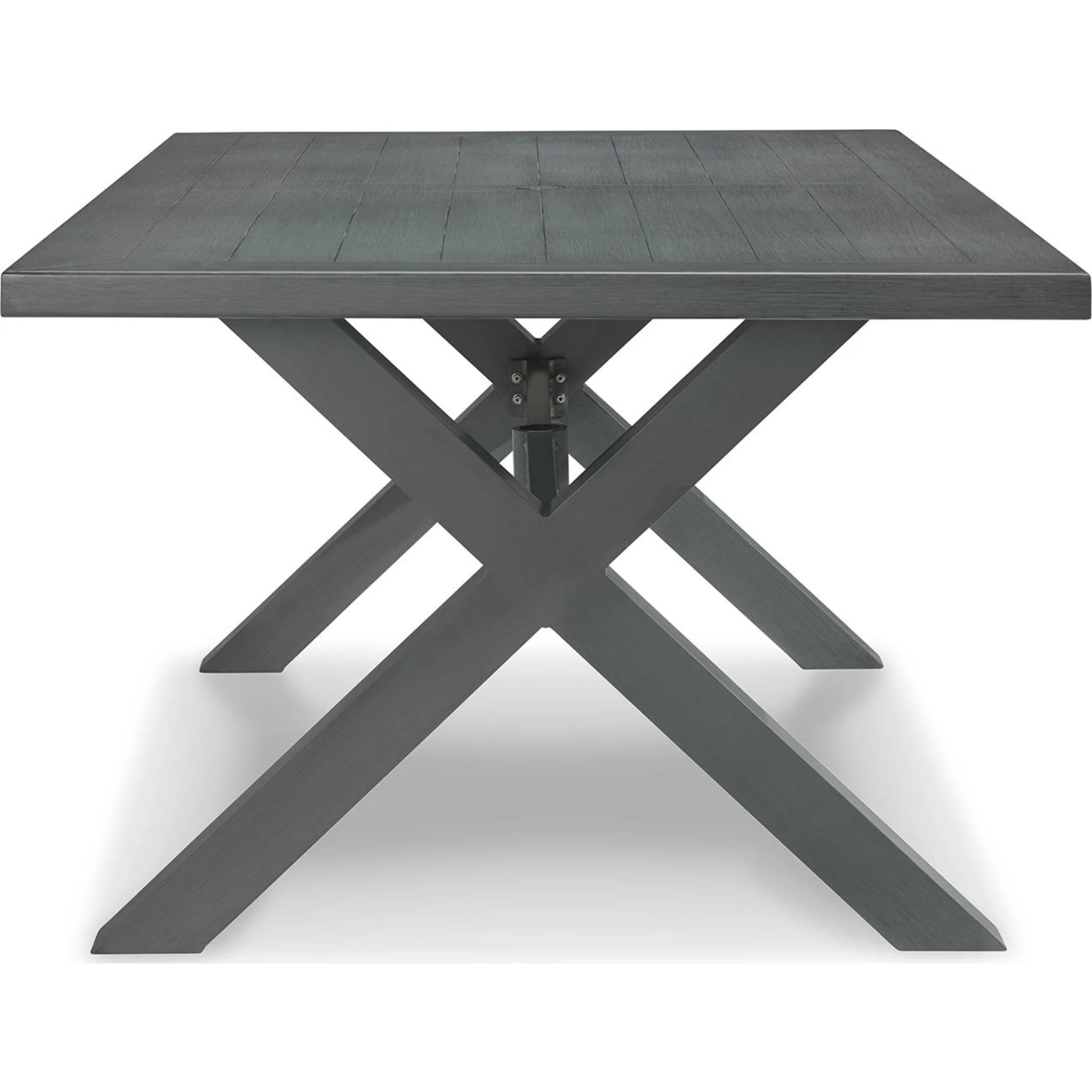 Elite Park Outdoor Rectangle Dining Table - Gray - Image 11