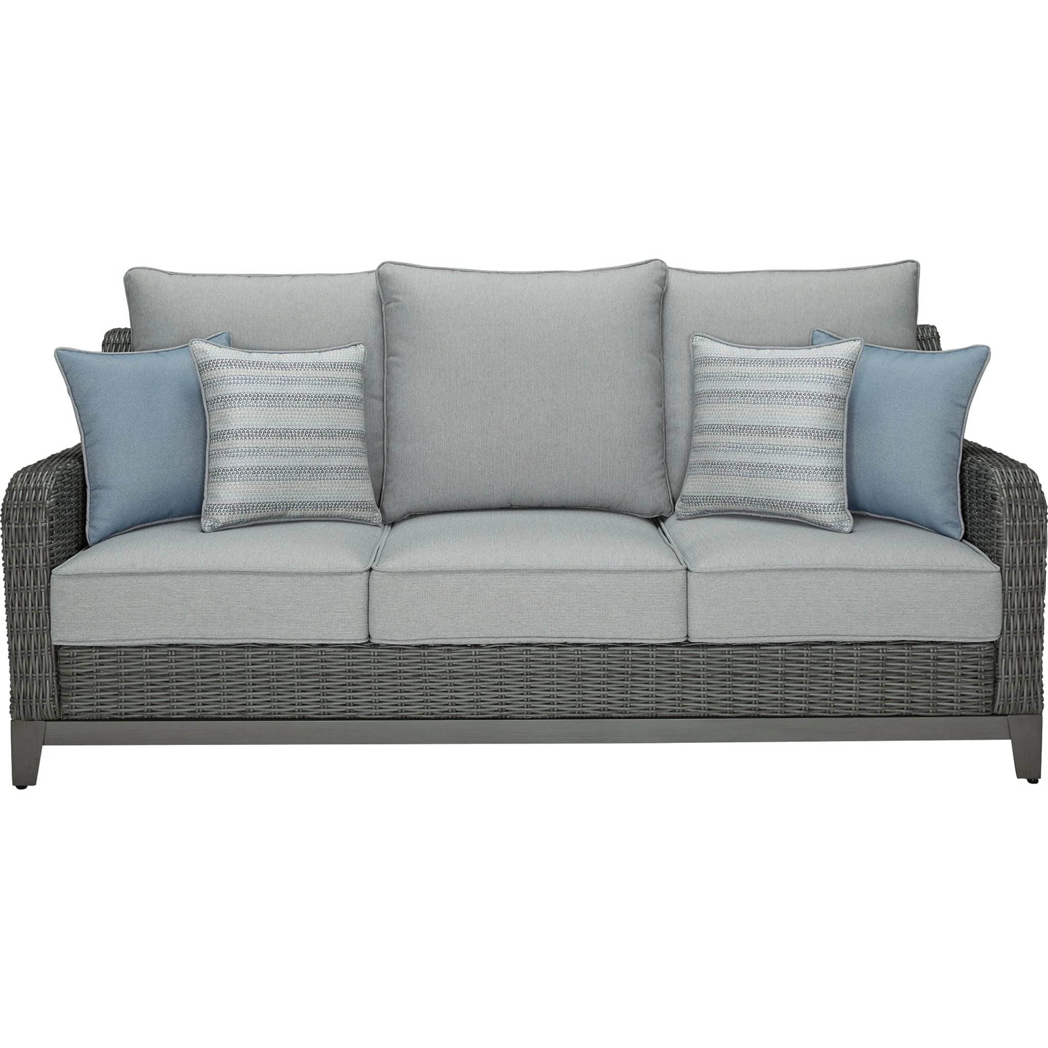 Elite Park Outdoor Sofa with Cushion - Gray