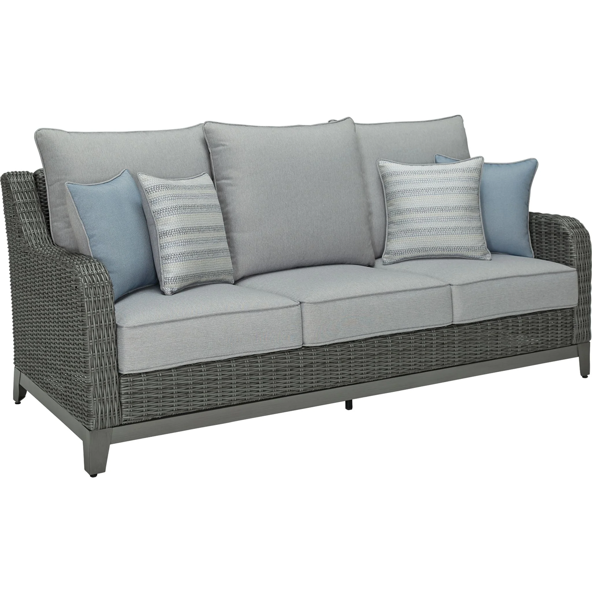 Elite Park Outdoor Sofa with Cushion - Gray - Image 3