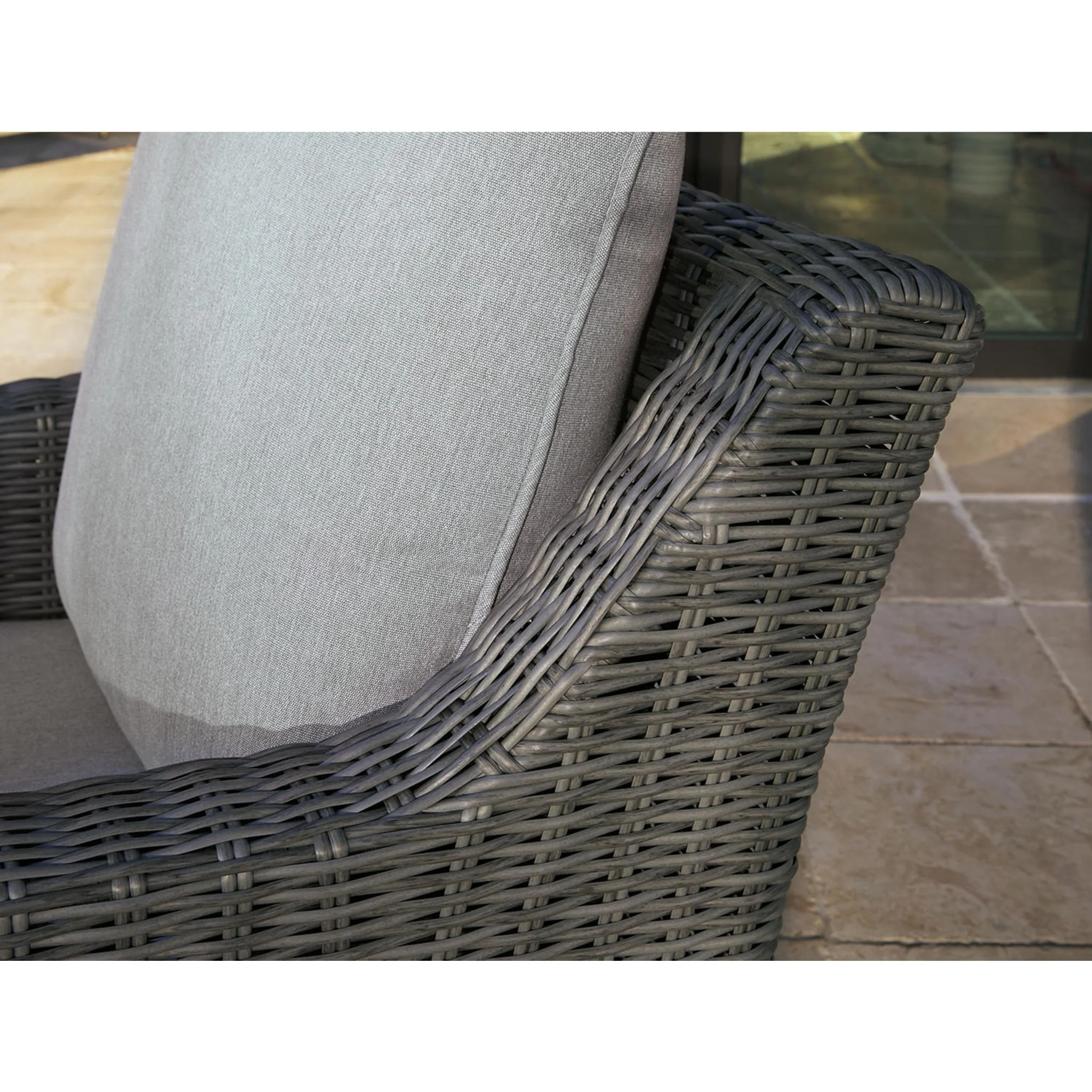 Elite Park Outdoor Swivel Lounge Chair with Cushion - Gray - Image 10