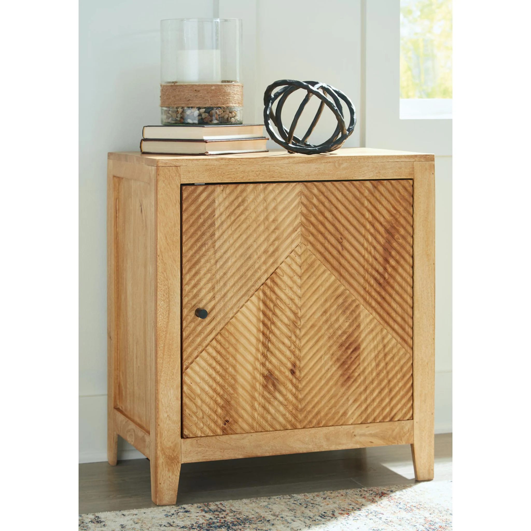 Emberton Accent Cabinet - Light Brown - Image 2