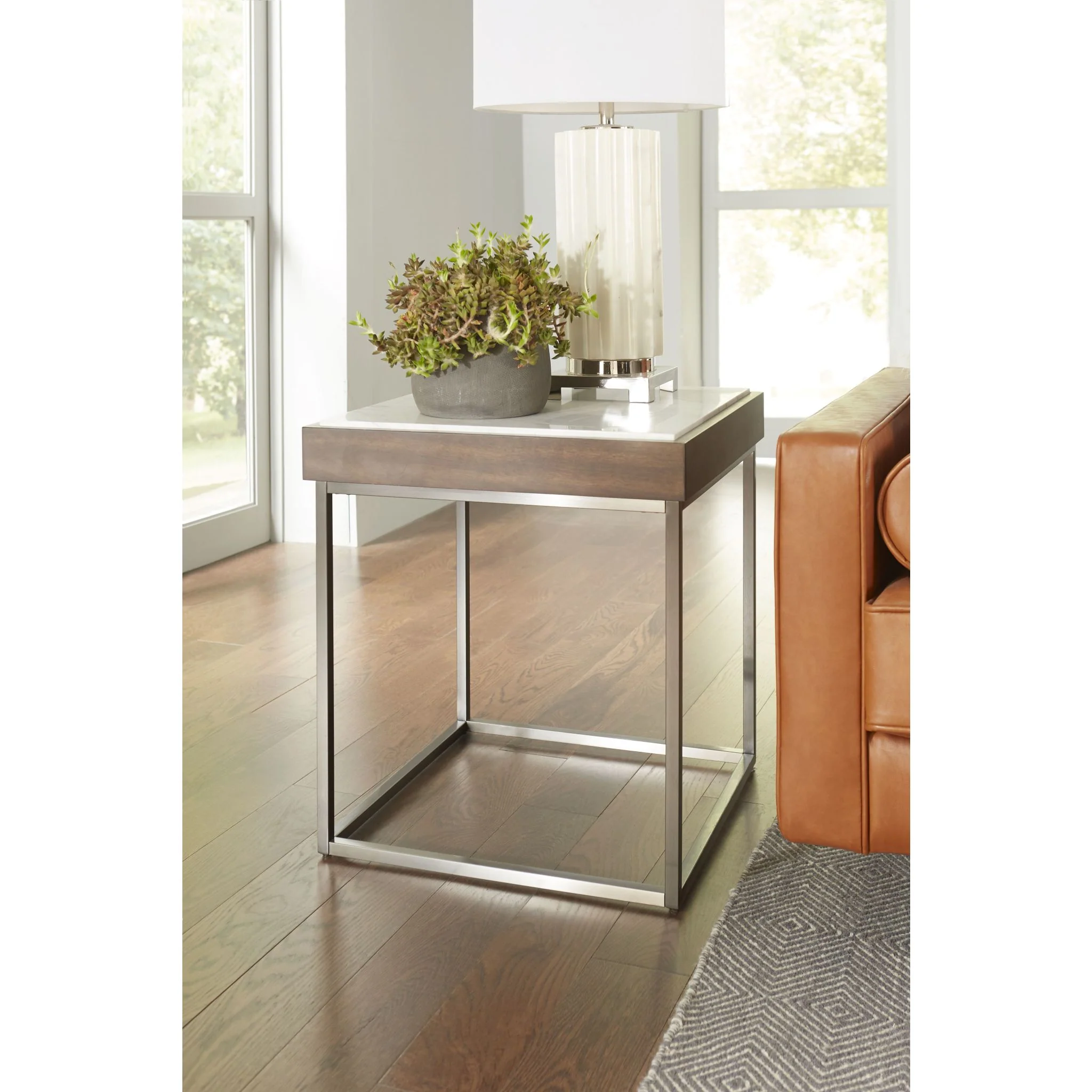 Ennis End Table - Brown Sable - Image 4
