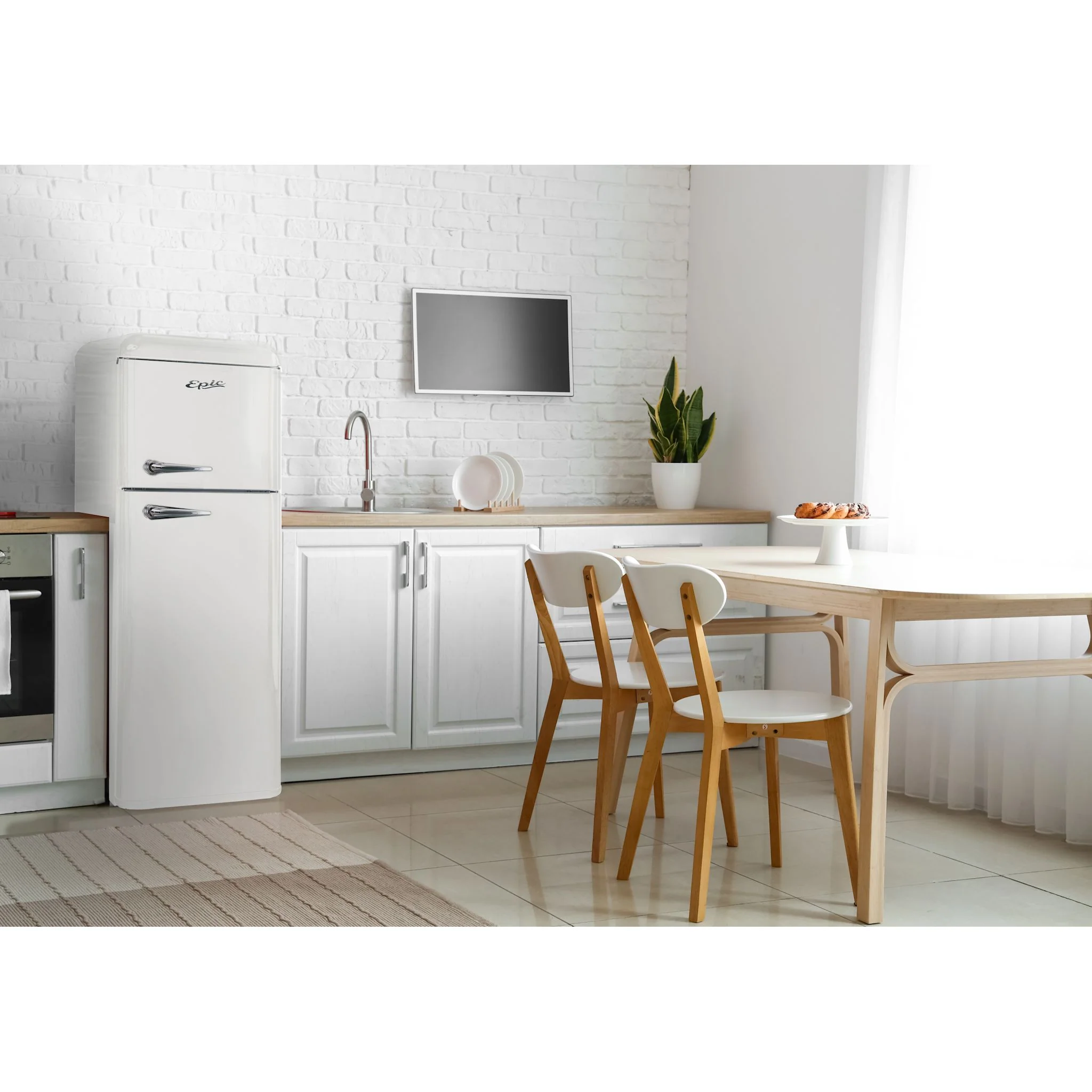 Epic Top Mount Fridge (ERR82W-1) - White - Image 4