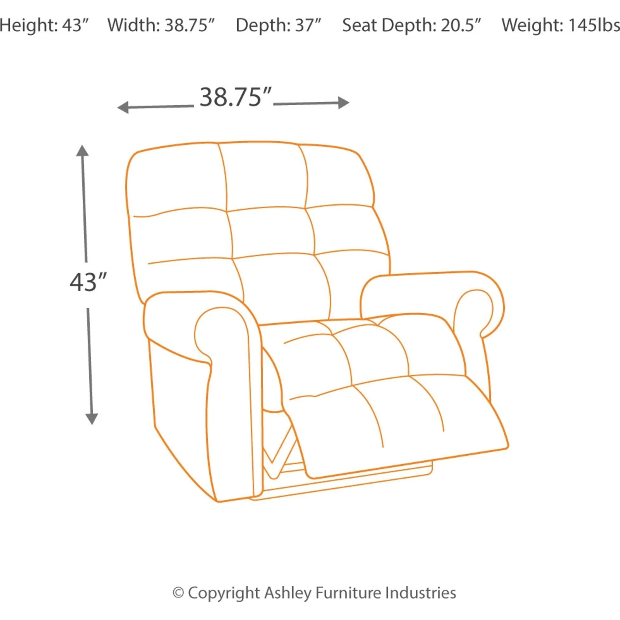 Ernestine Power Lift Recliner - Slate - Image 4