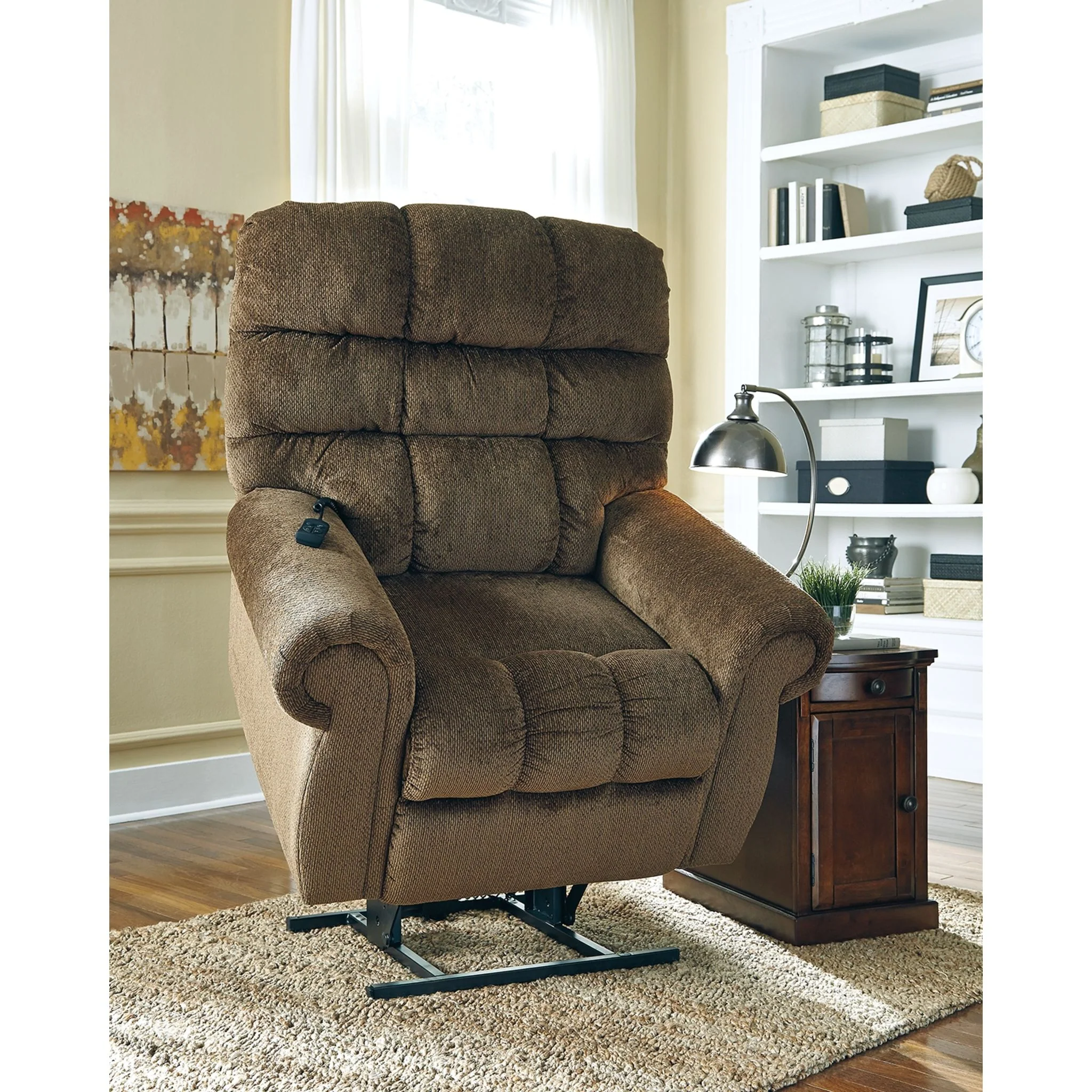 Ernestine Power Lift Recliner - Truffle - Image 2