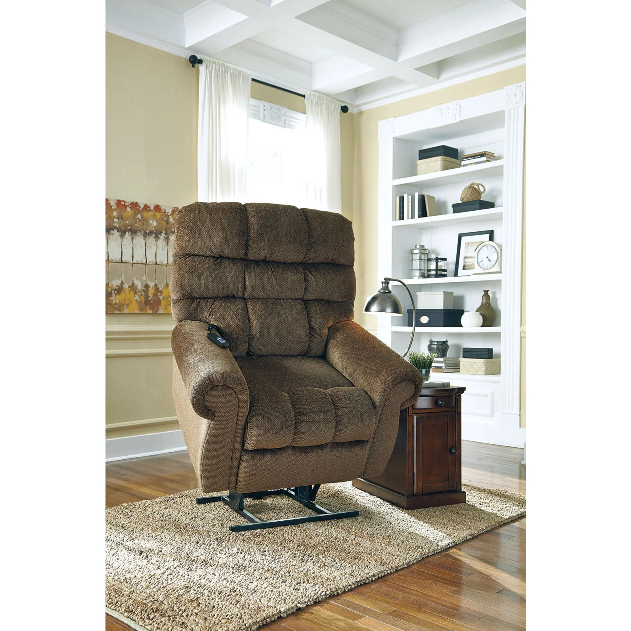 Ernestine Power Lift Recliner - Truffle - Image 38