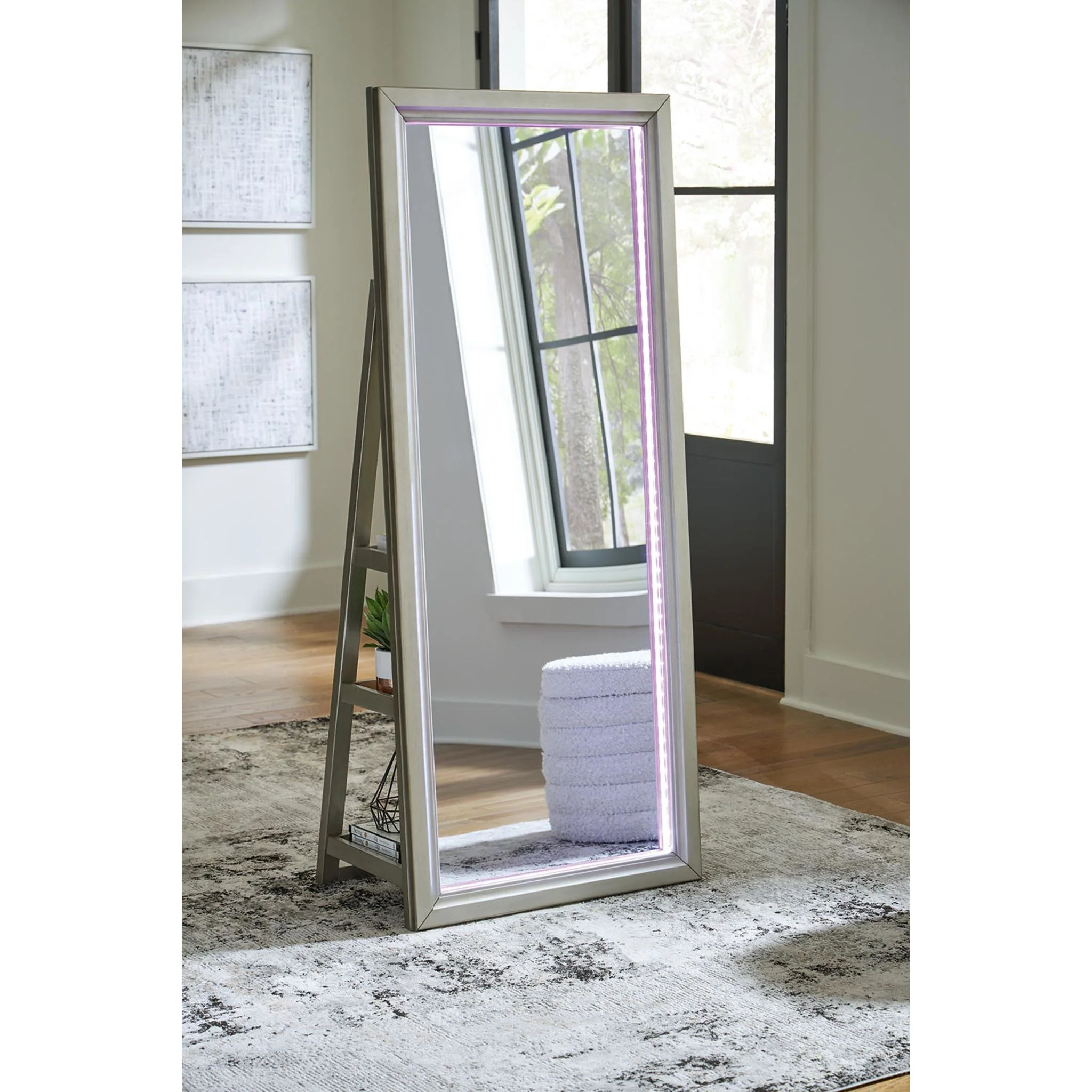 Evesen Floor Mirror - Champagne - Image 16