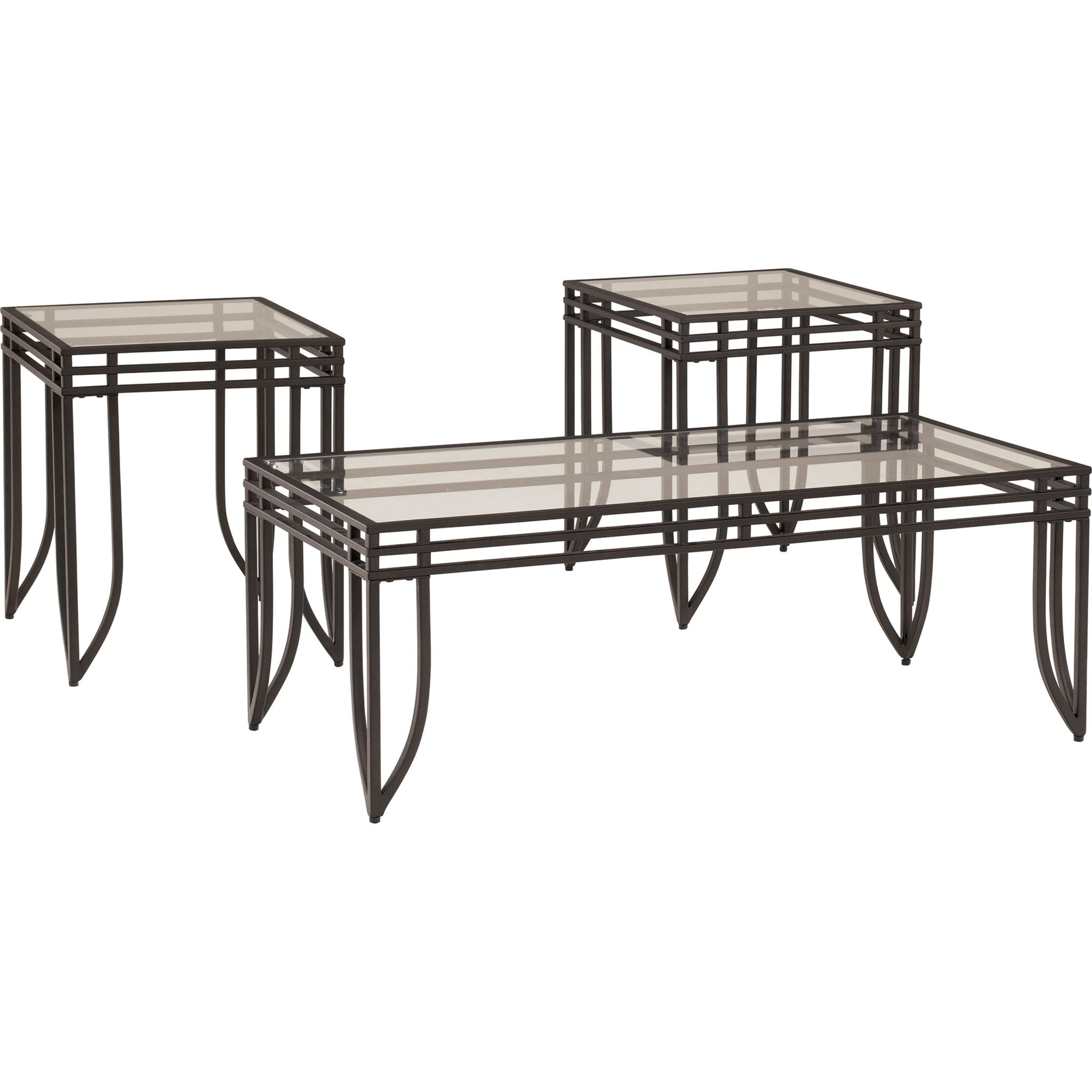 Exeter 3 Pack Tables - Black