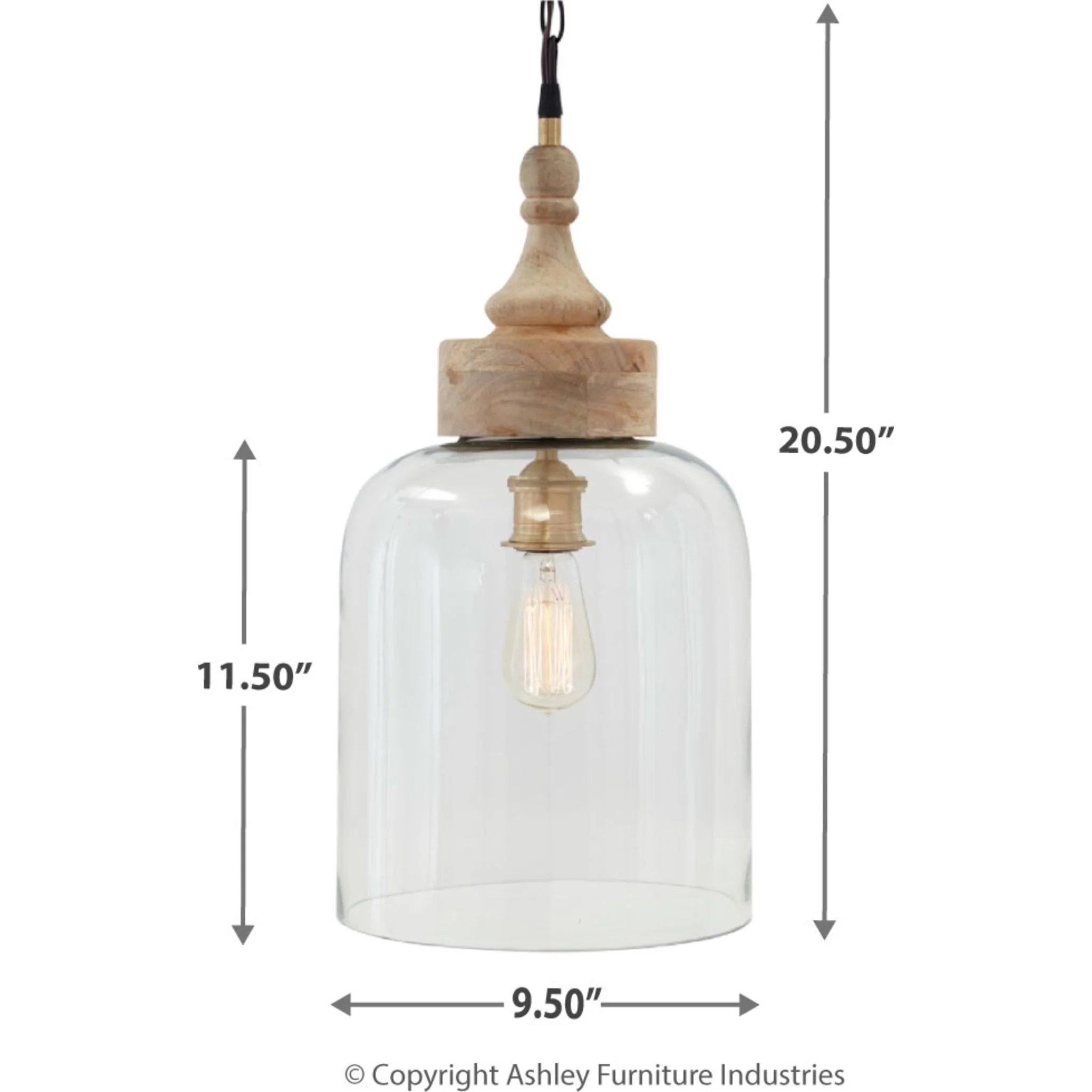Faiz Pendant Light 20.50" - Image 4