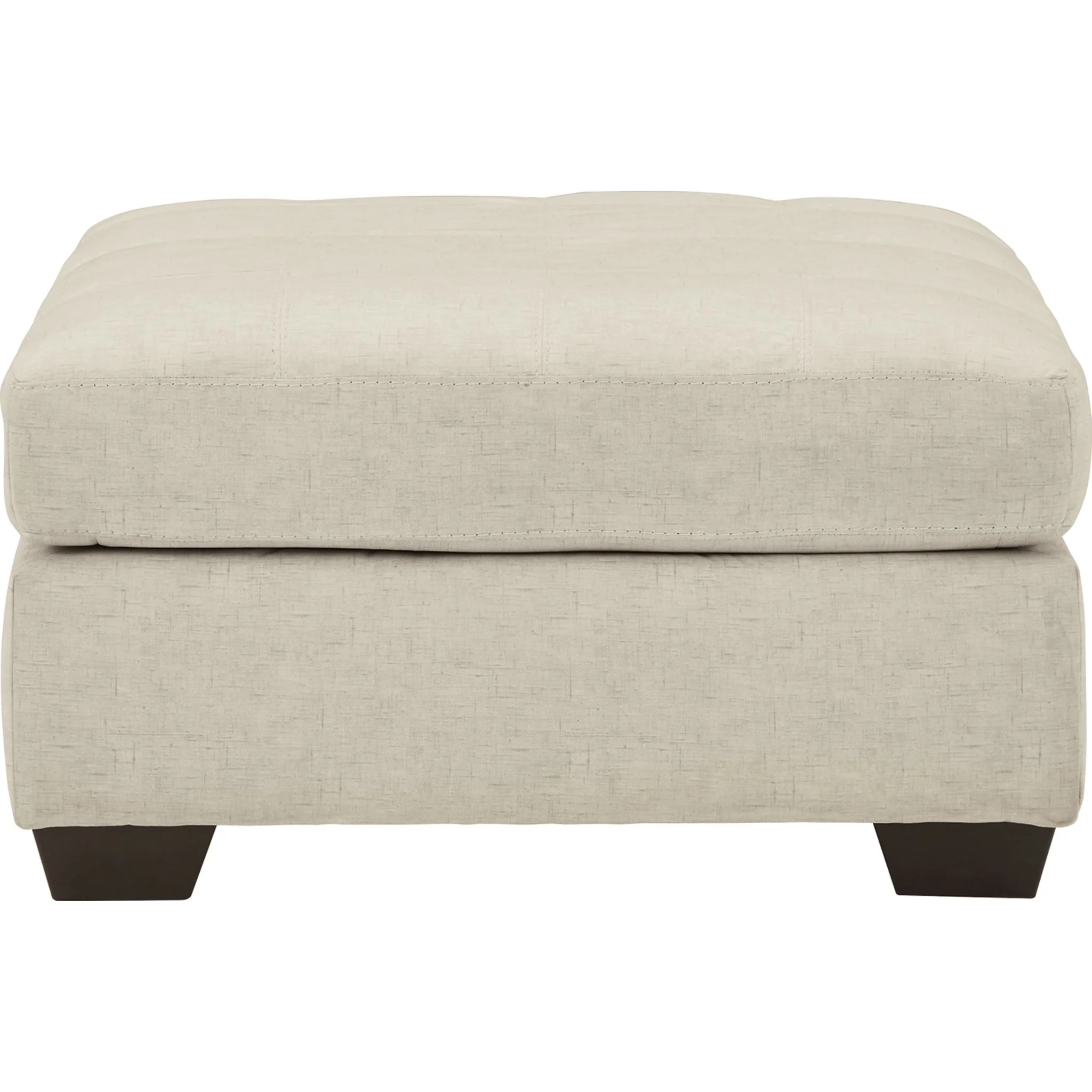 Falkirk Oversized Accent Ottoman - Parchment - Image 3