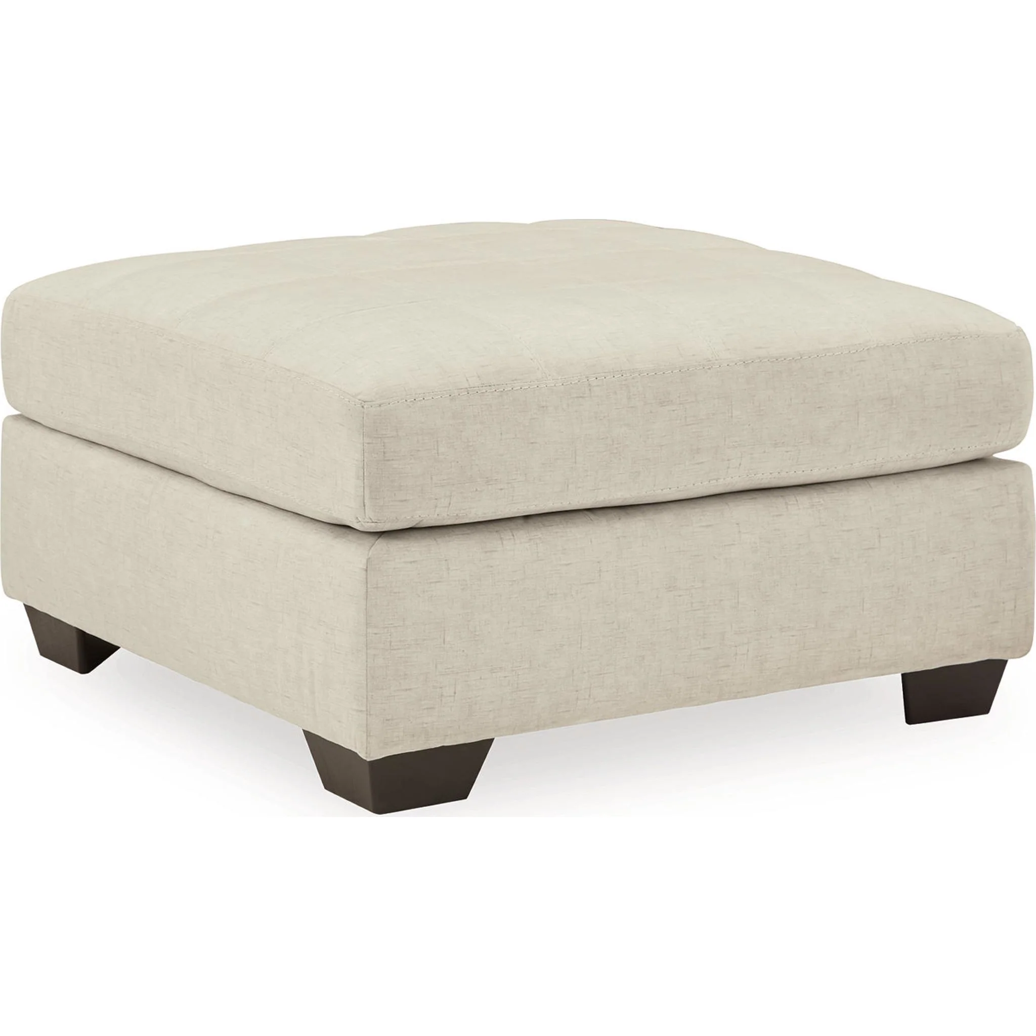 Falkirk Oversized Accent Ottoman - Parchment - Image 6