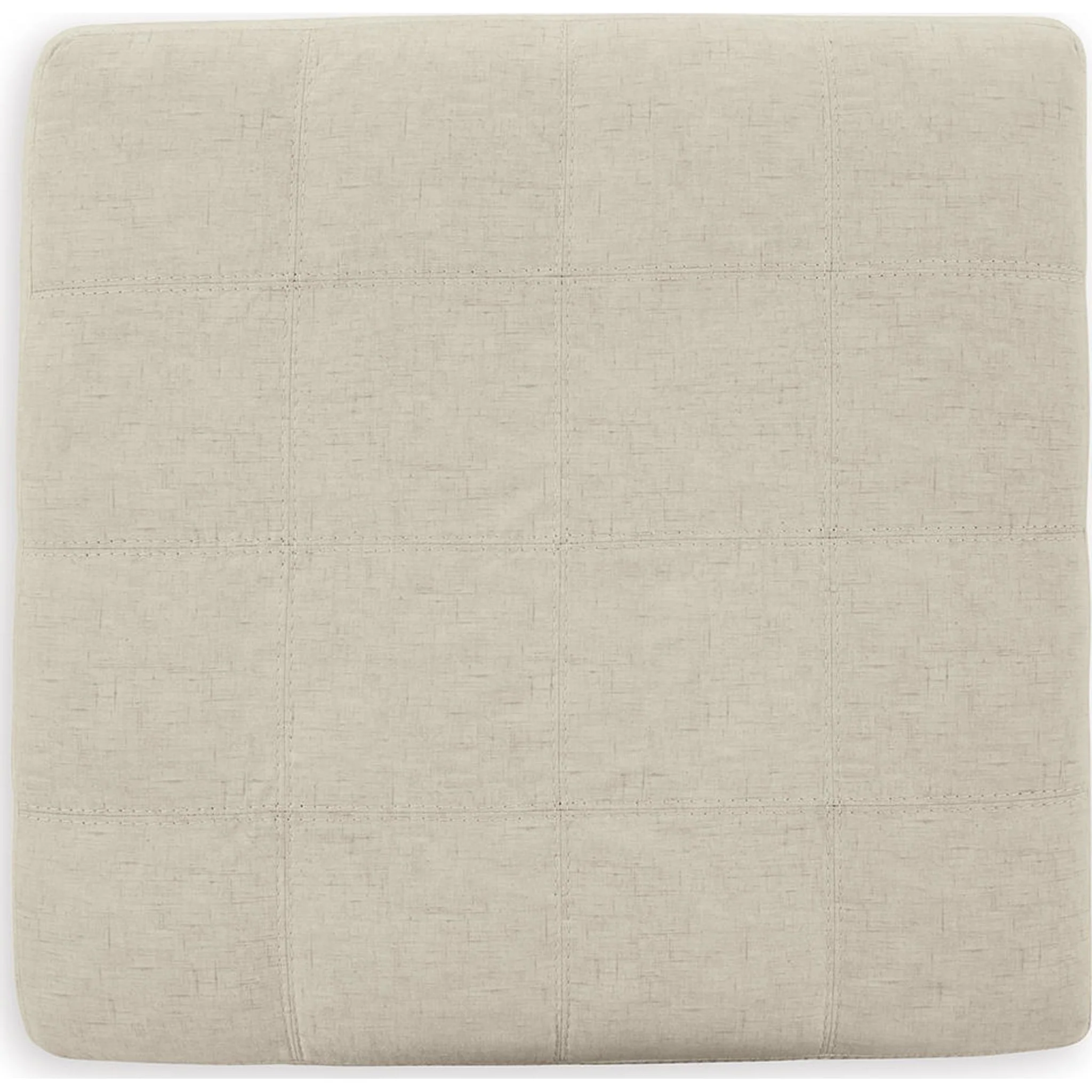 Falkirk Oversized Accent Ottoman - Parchment - Image 8