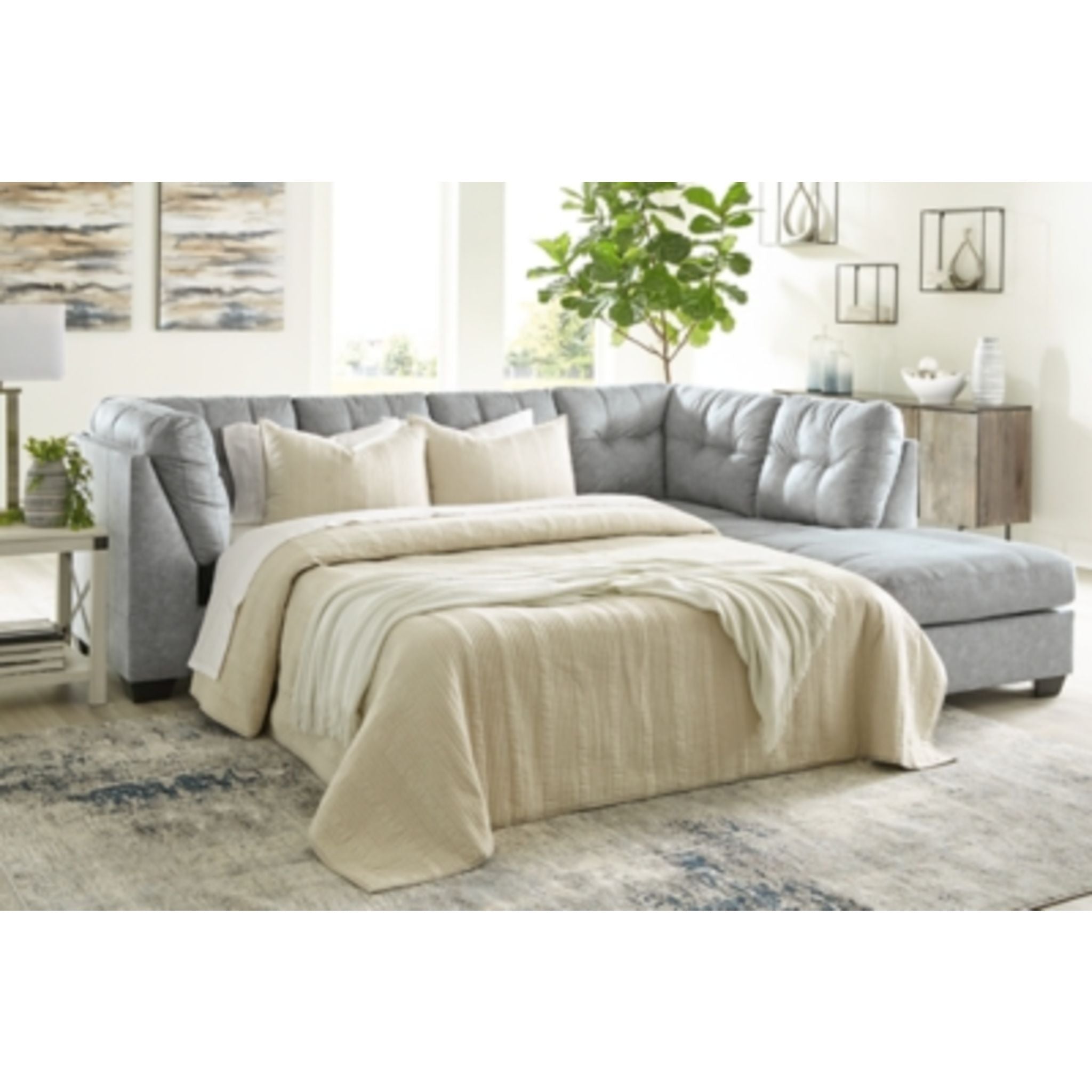 Falkirk 2 Piece Sleeper Sectional - Image 2