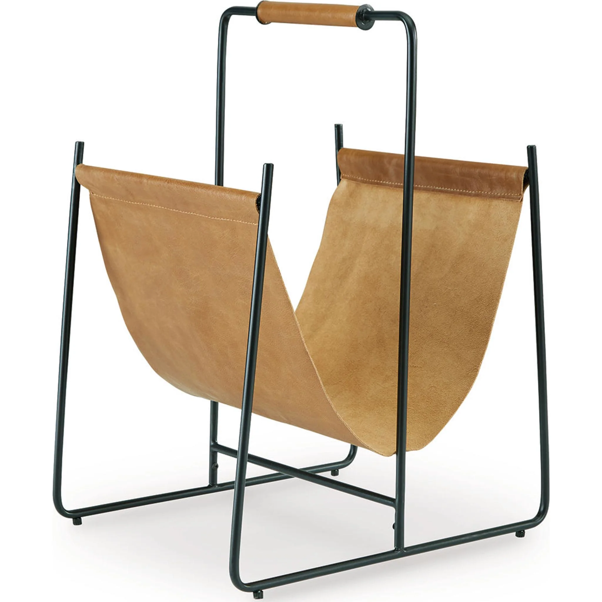Faronworth Magazine Rack - Brown/Black - Image 8