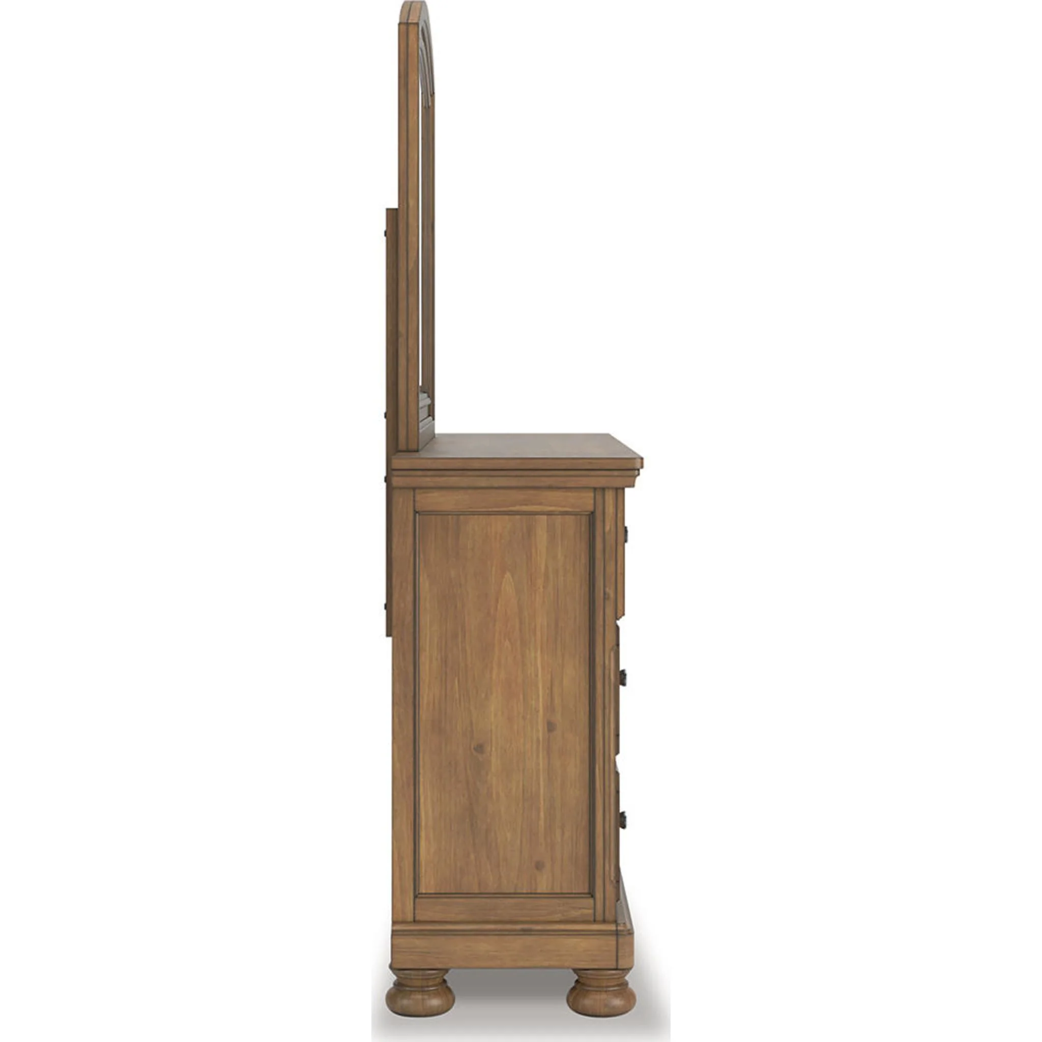 Feddinger 6 Piece Sleigh Storage Bedroom - Medium Brown - Image 39