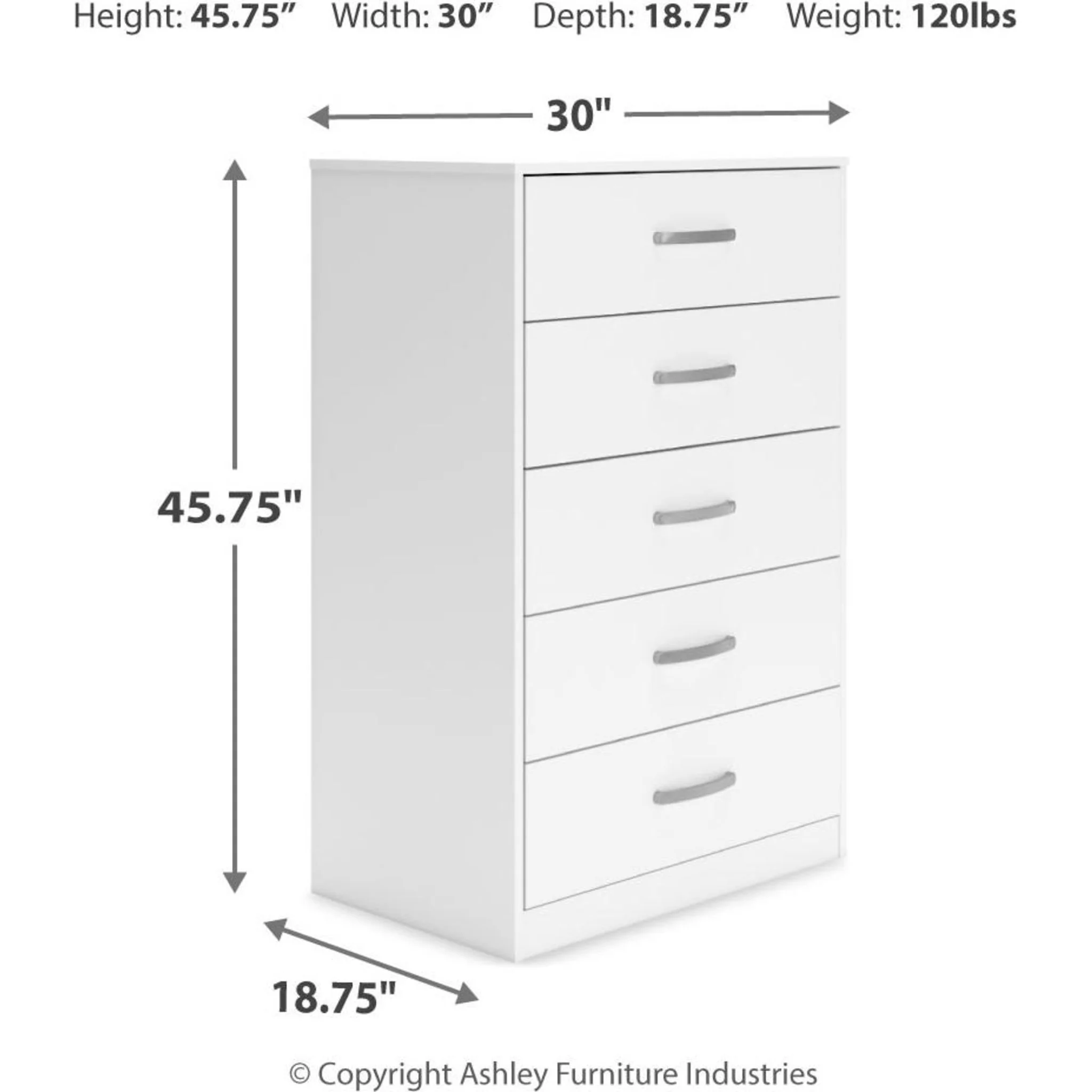 Flannia Chest - White - Image 5