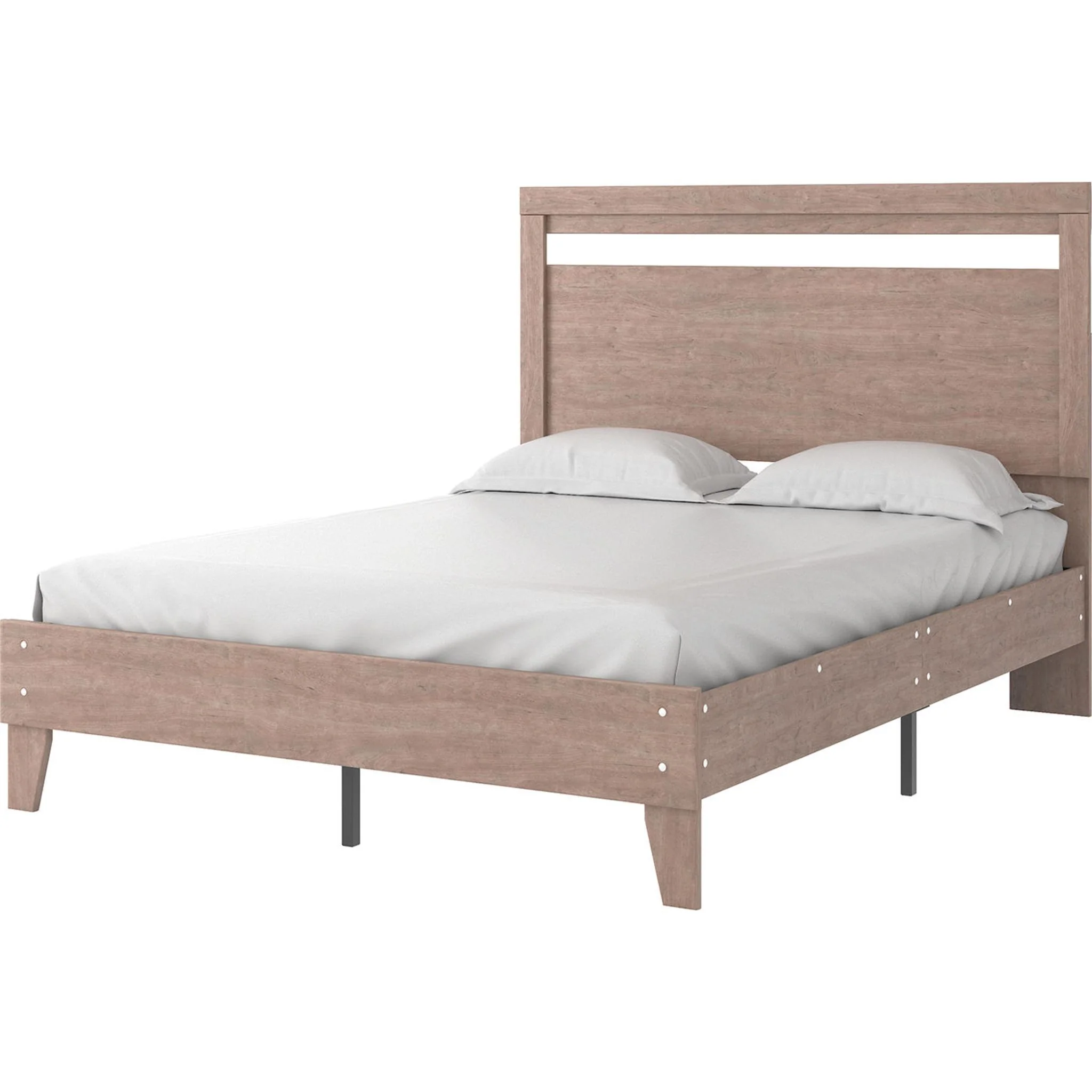 Flannia Queen Platform Bed - Gray - Image 2