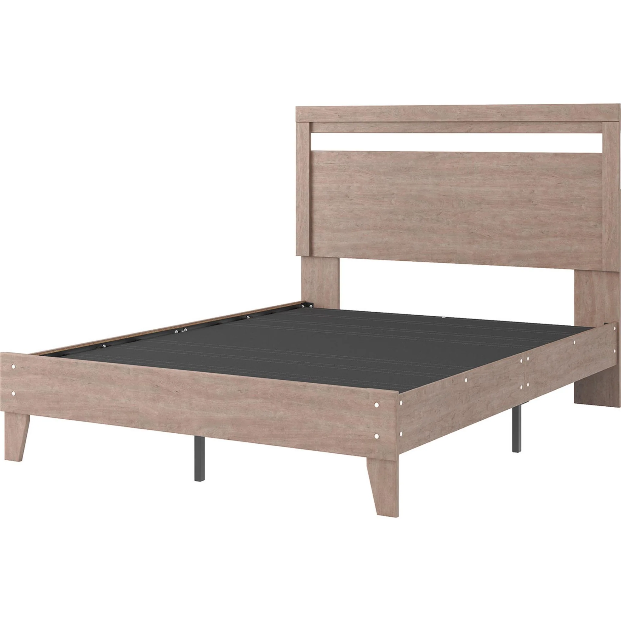 Flannia Queen Platform Bed - Gray - Image 5