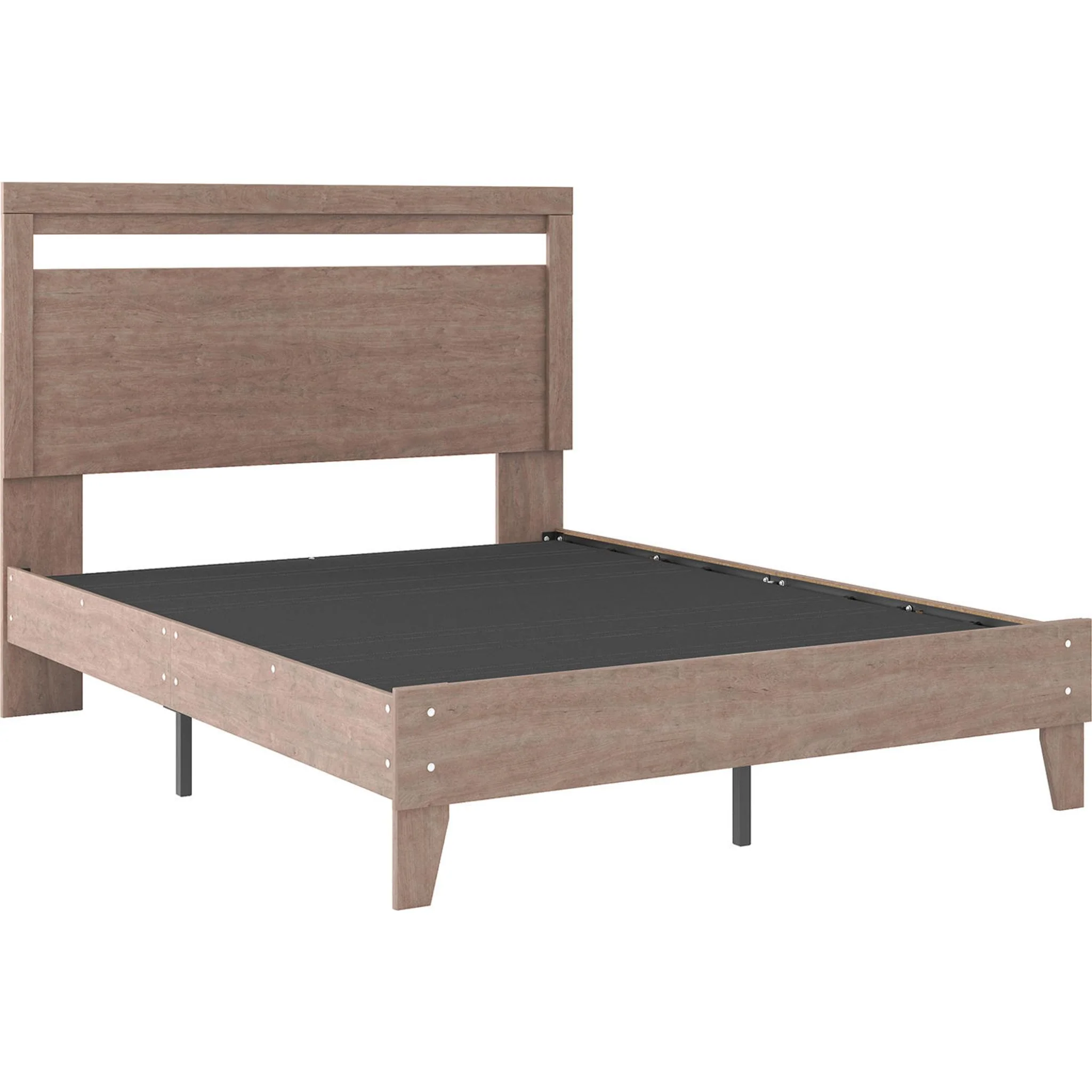 Flannia Queen Platform Bed - Gray - Image 6