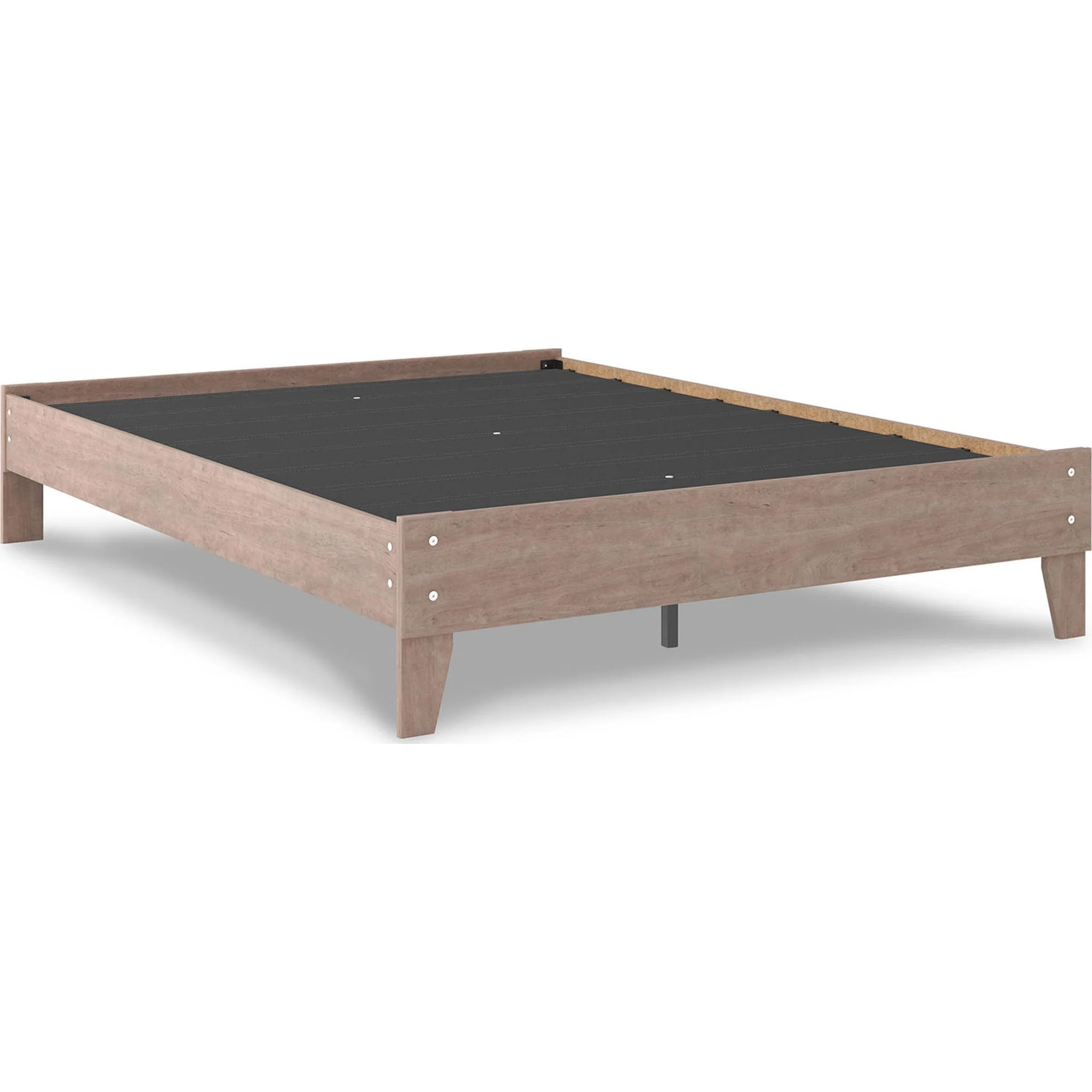 Flannia Queen Platform Bed - Gray