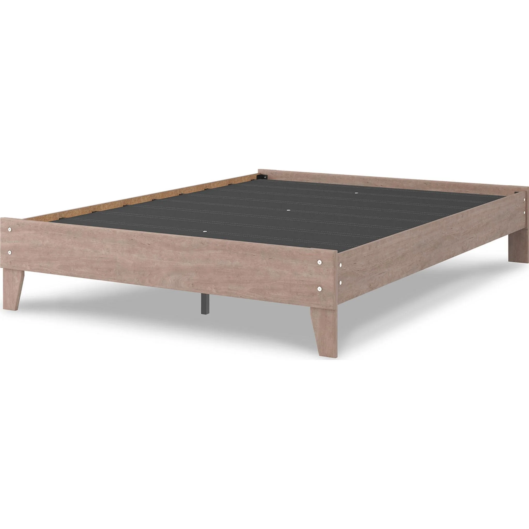 Flannia Queen Platform Bed - Gray - Image 3
