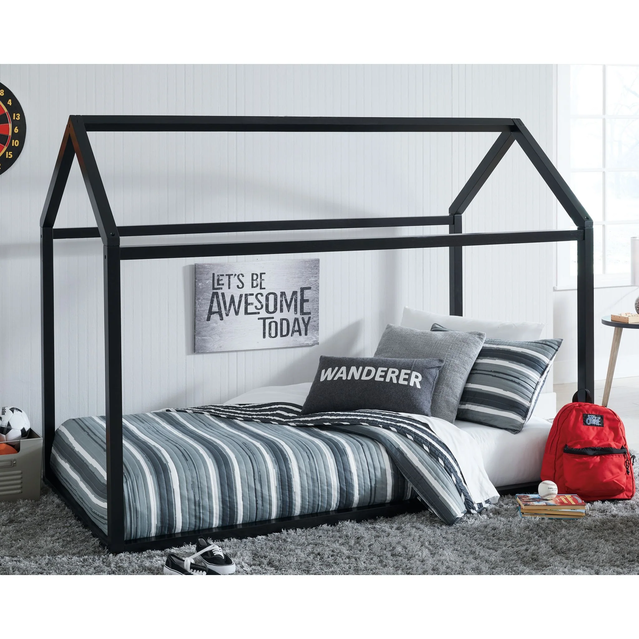 Flannibrook Twin House Bed Frame - Image 2
