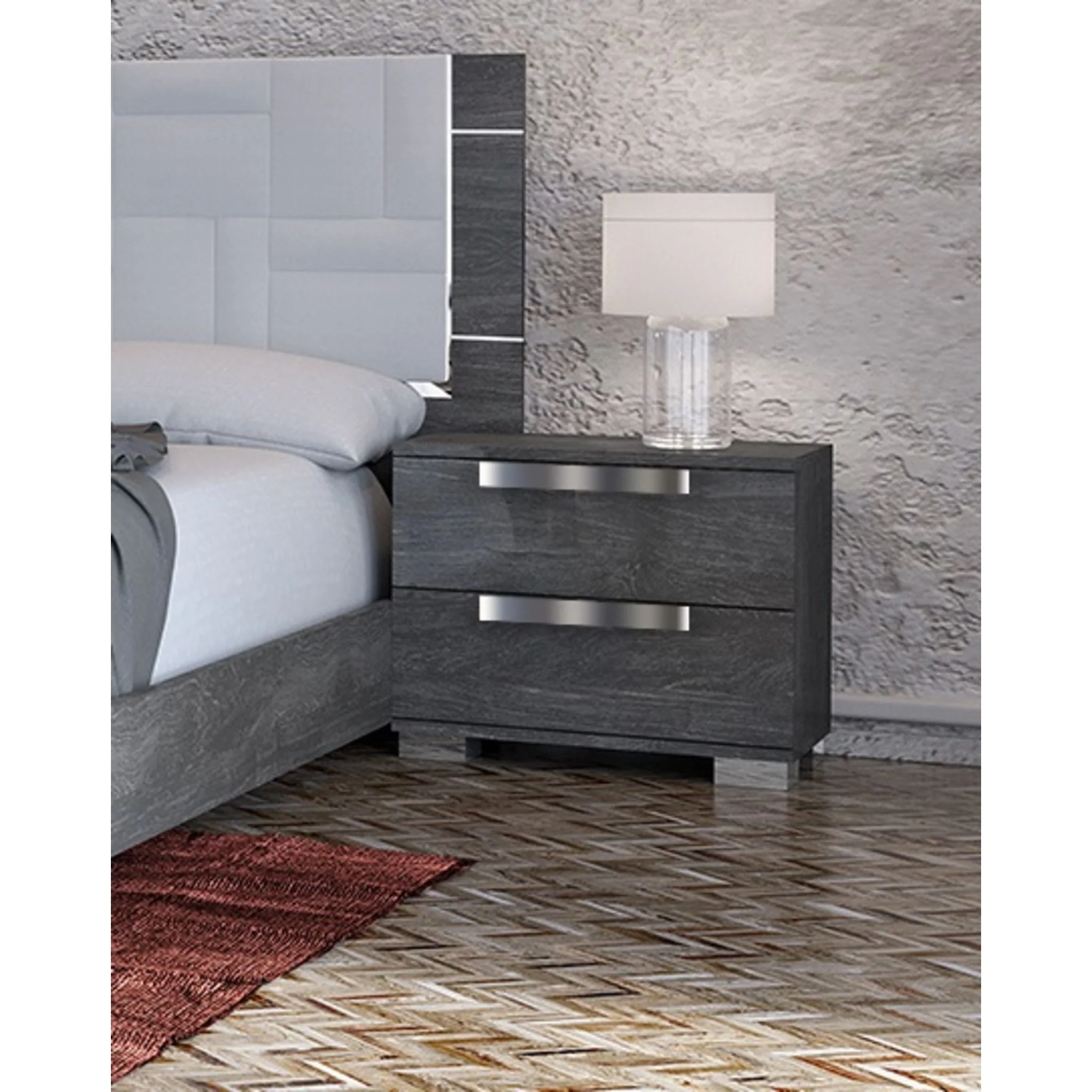 Florence Nightstand - Grey - Image 3