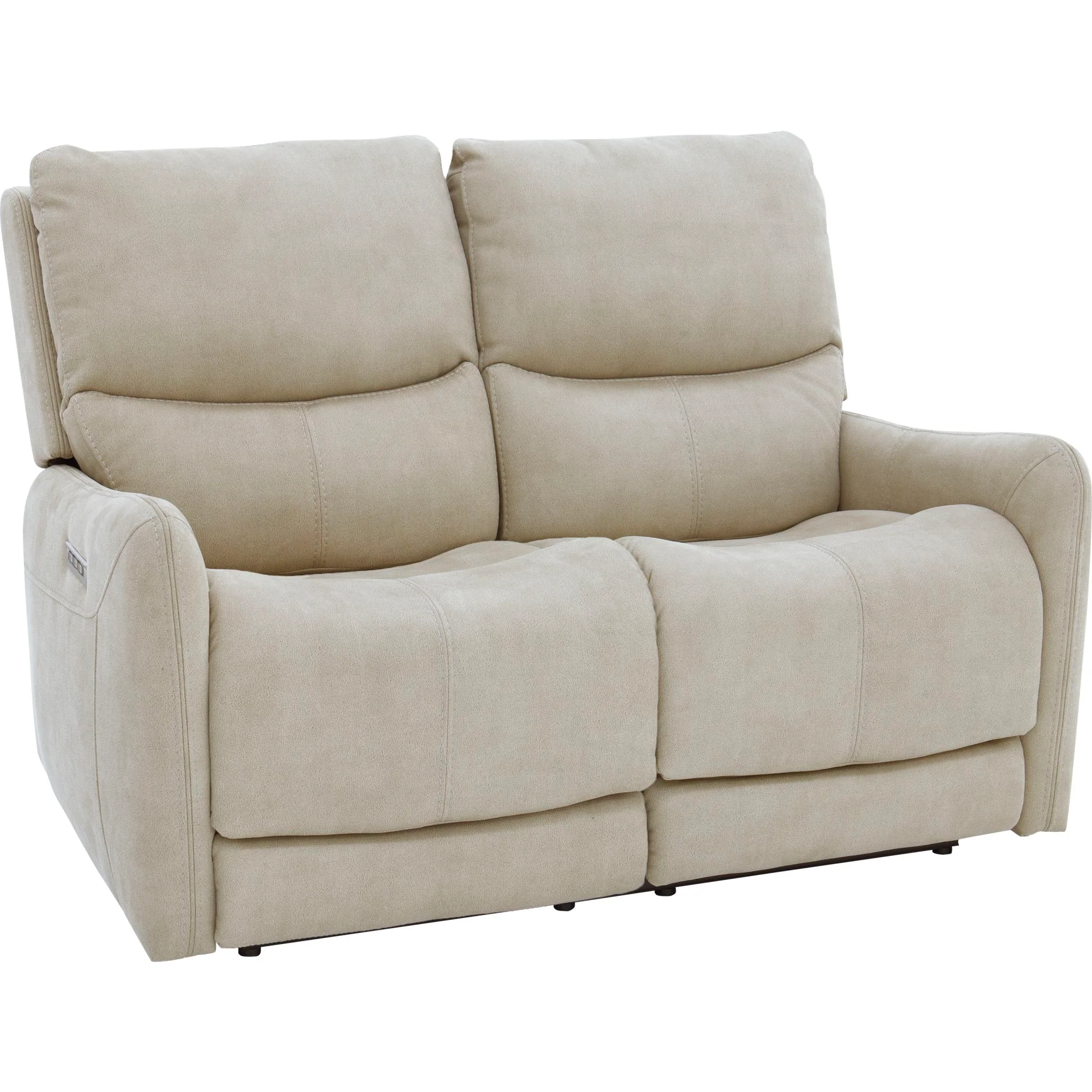 Florence Power Reclining Loveseat - Stonewash Dune