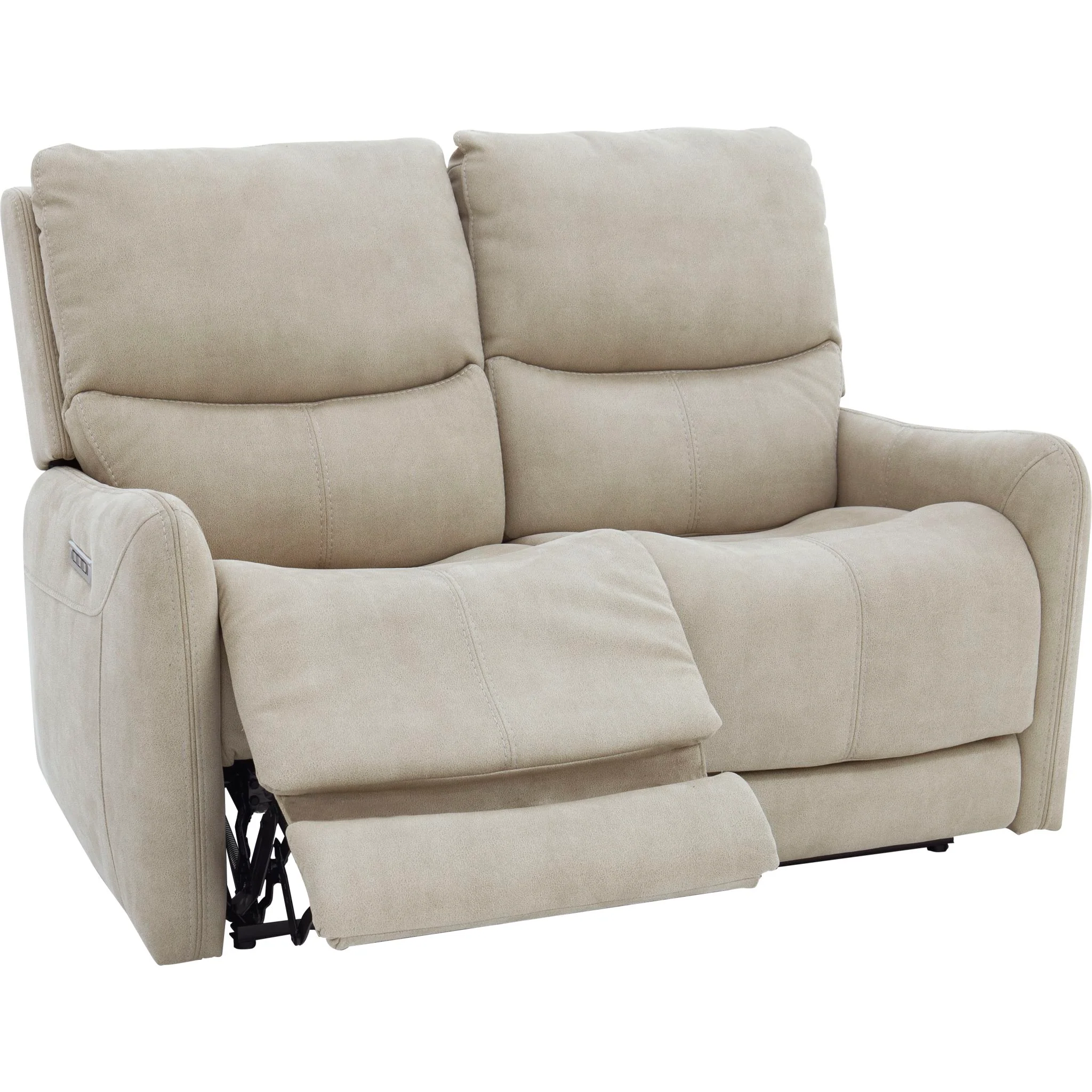 Florence Power Reclining Loveseat - Stonewash Dune - Image 2