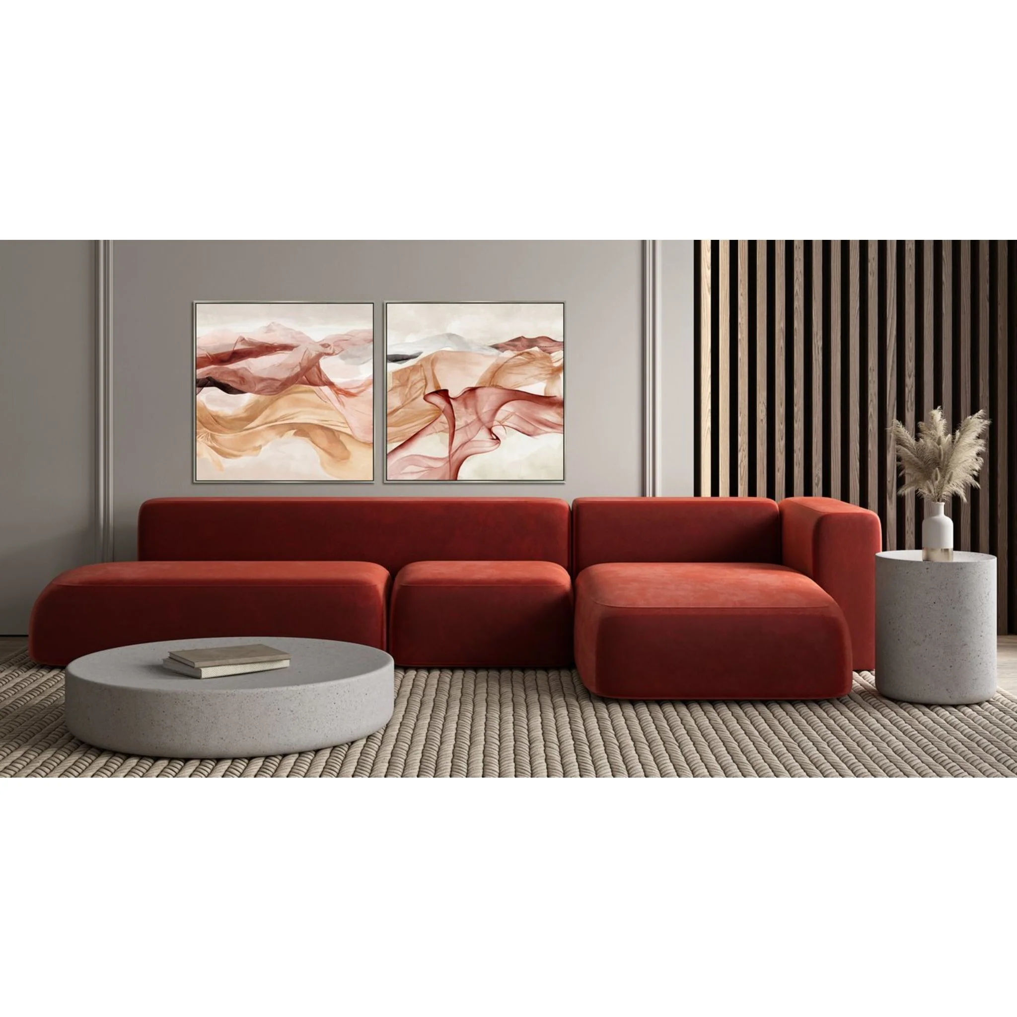 Flowing Passion I Canvas 32.00" x 32.00" - Image 2