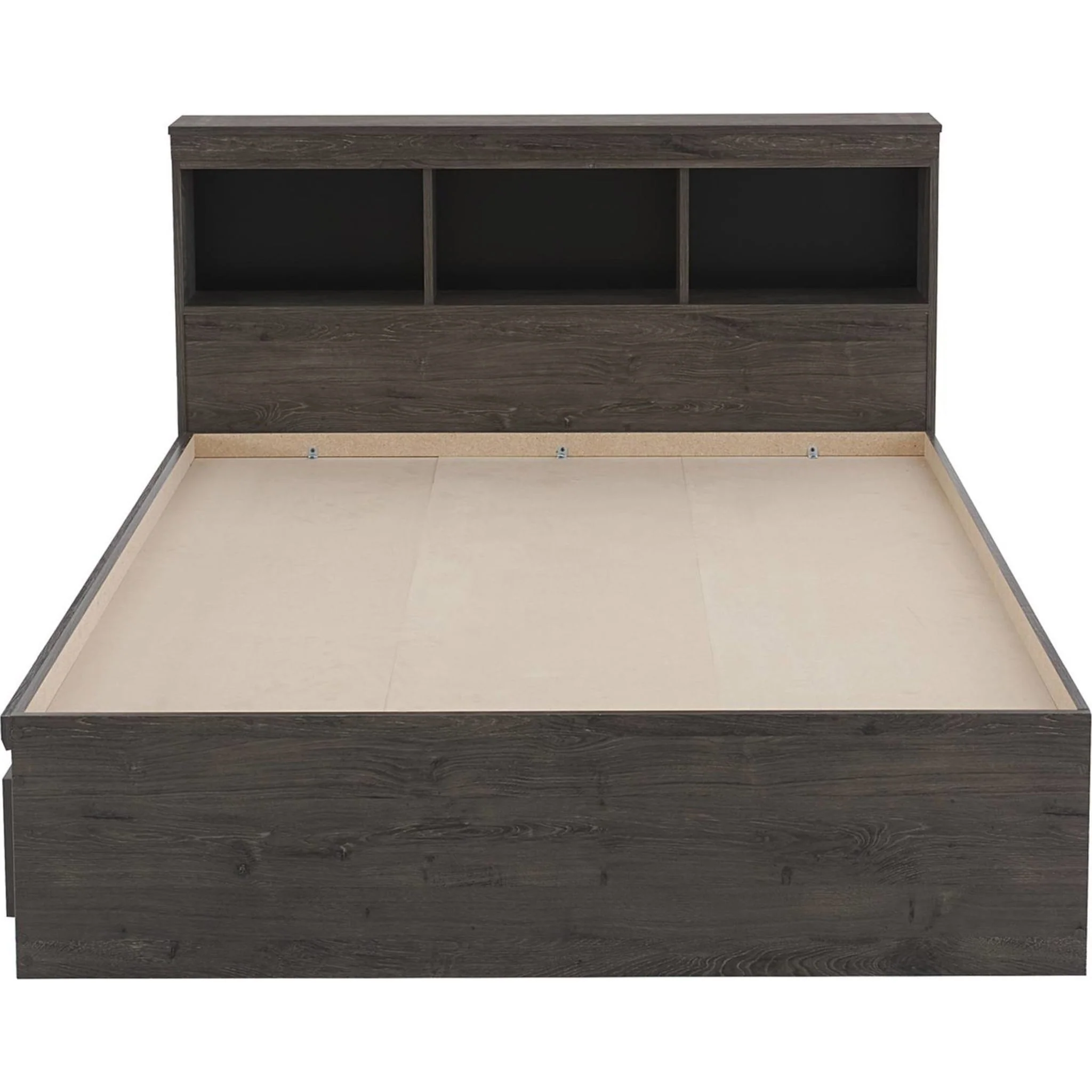 Fontana Bookcase Mates Bed - Alabaster Oak - Image 12