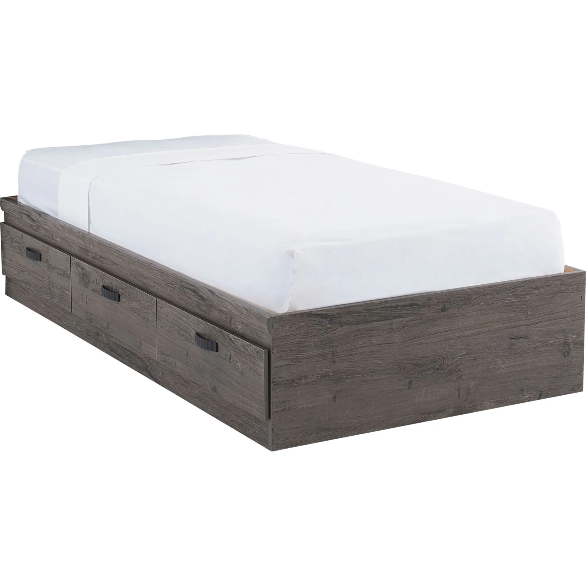 Fontana Mates Bed - Alabaster Oak
