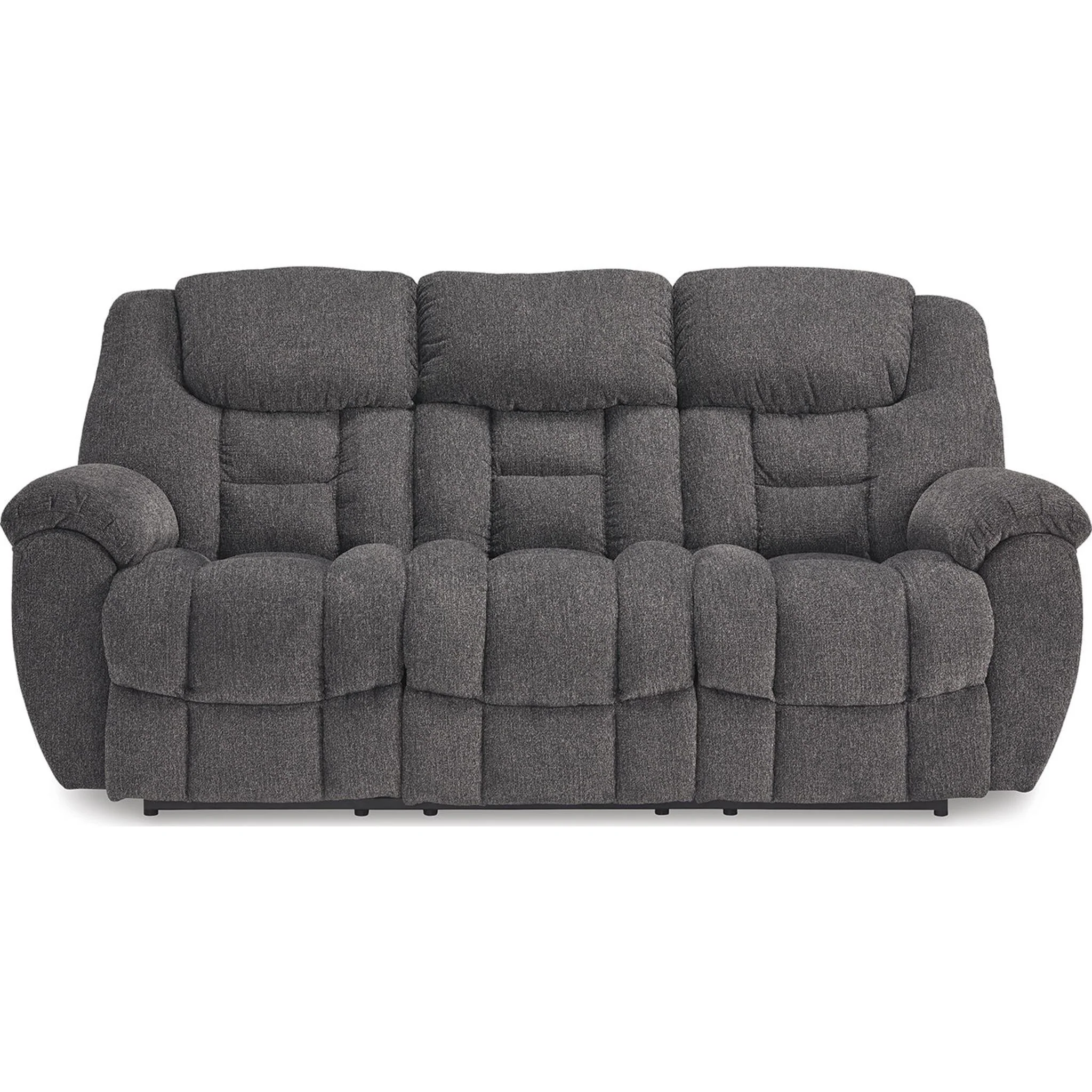 Foreside Reclining Sofa - Charcoal - Image 4