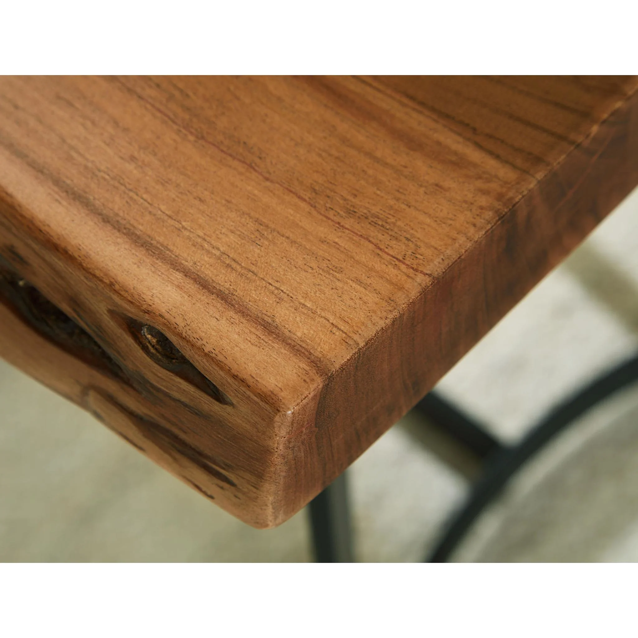 Fortmaine Coffee Table - Brown/Black - Image 8