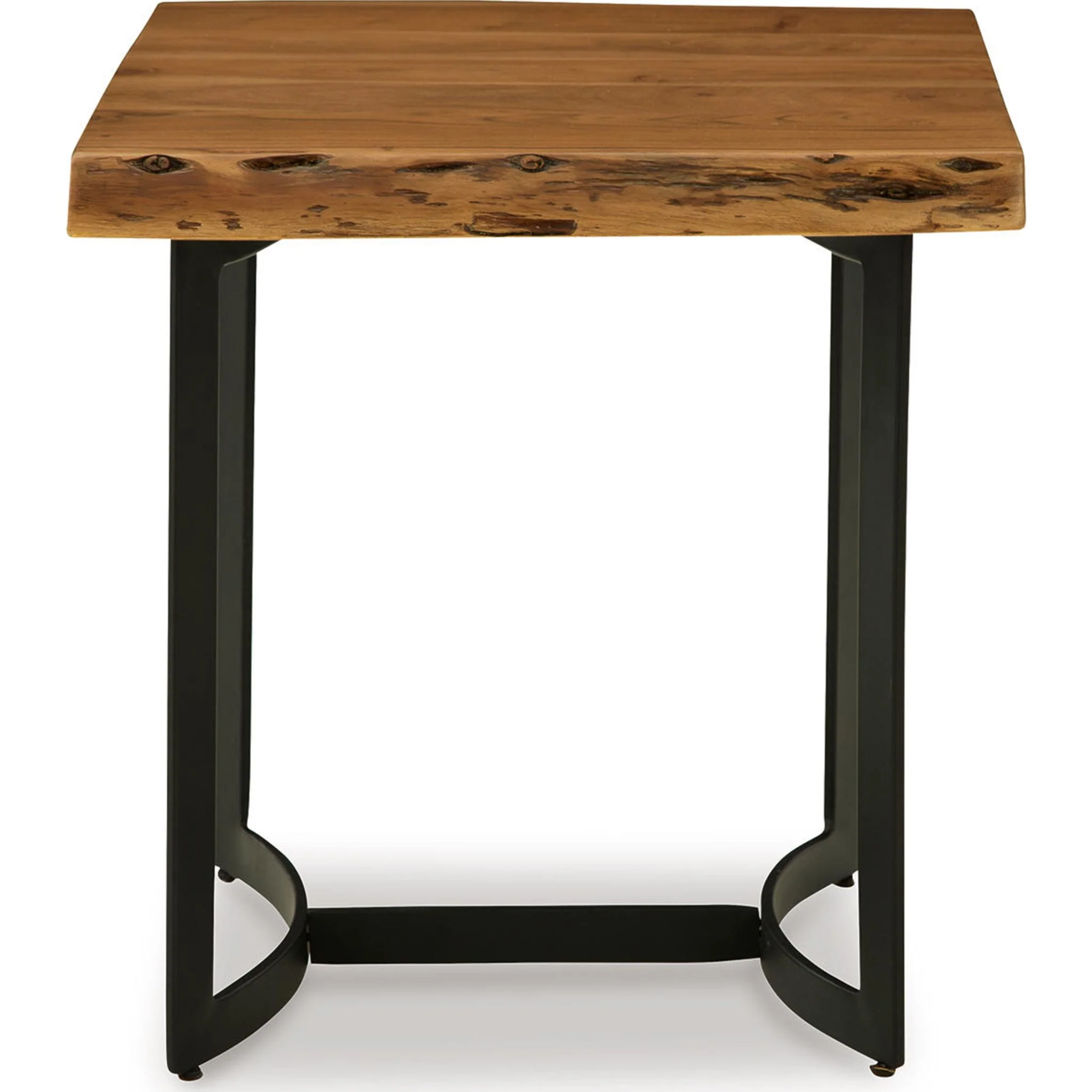 Fortmaine End Table - Brown/Black - Image 15