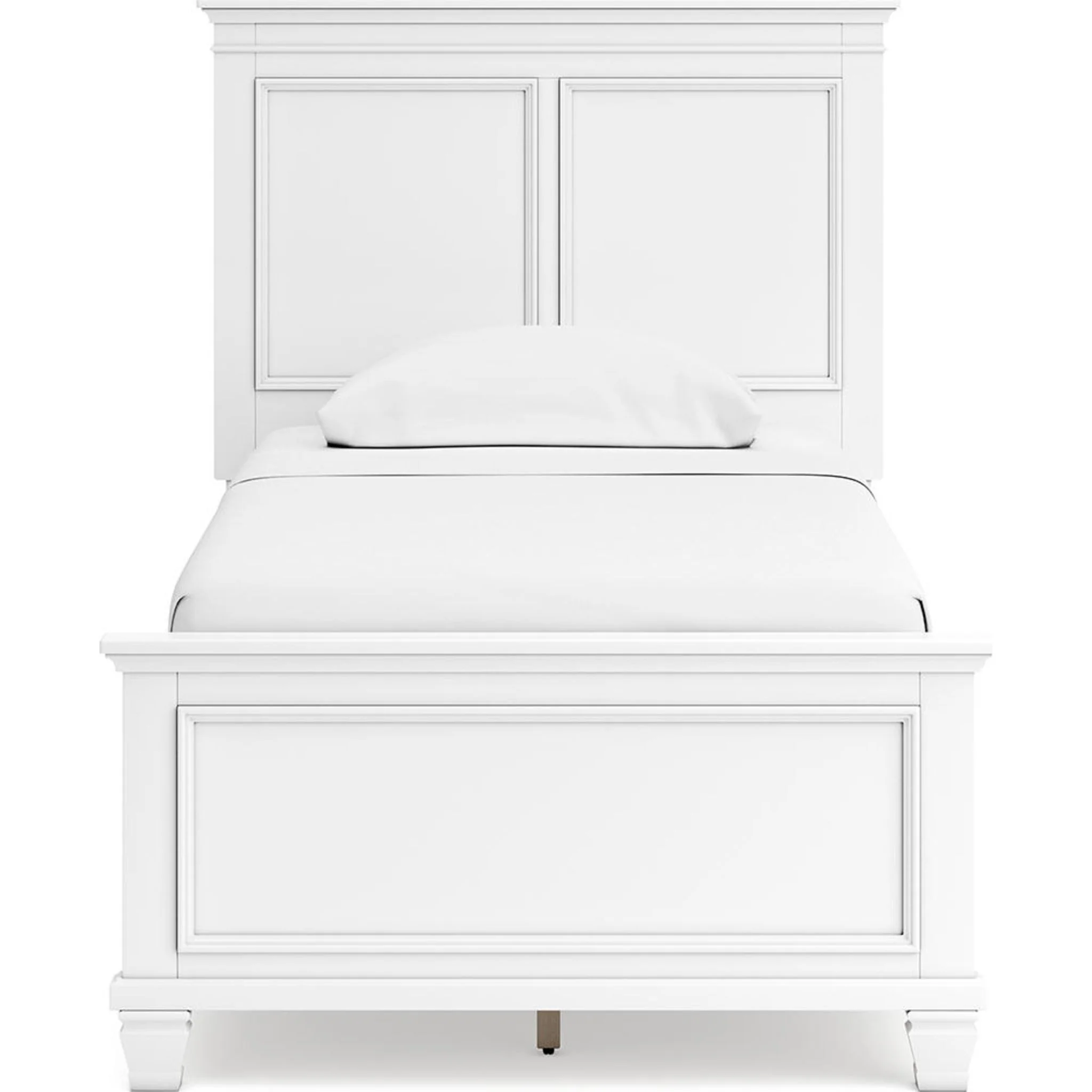 Fortman 6 Piece Panel Bedroom - White - Image 26