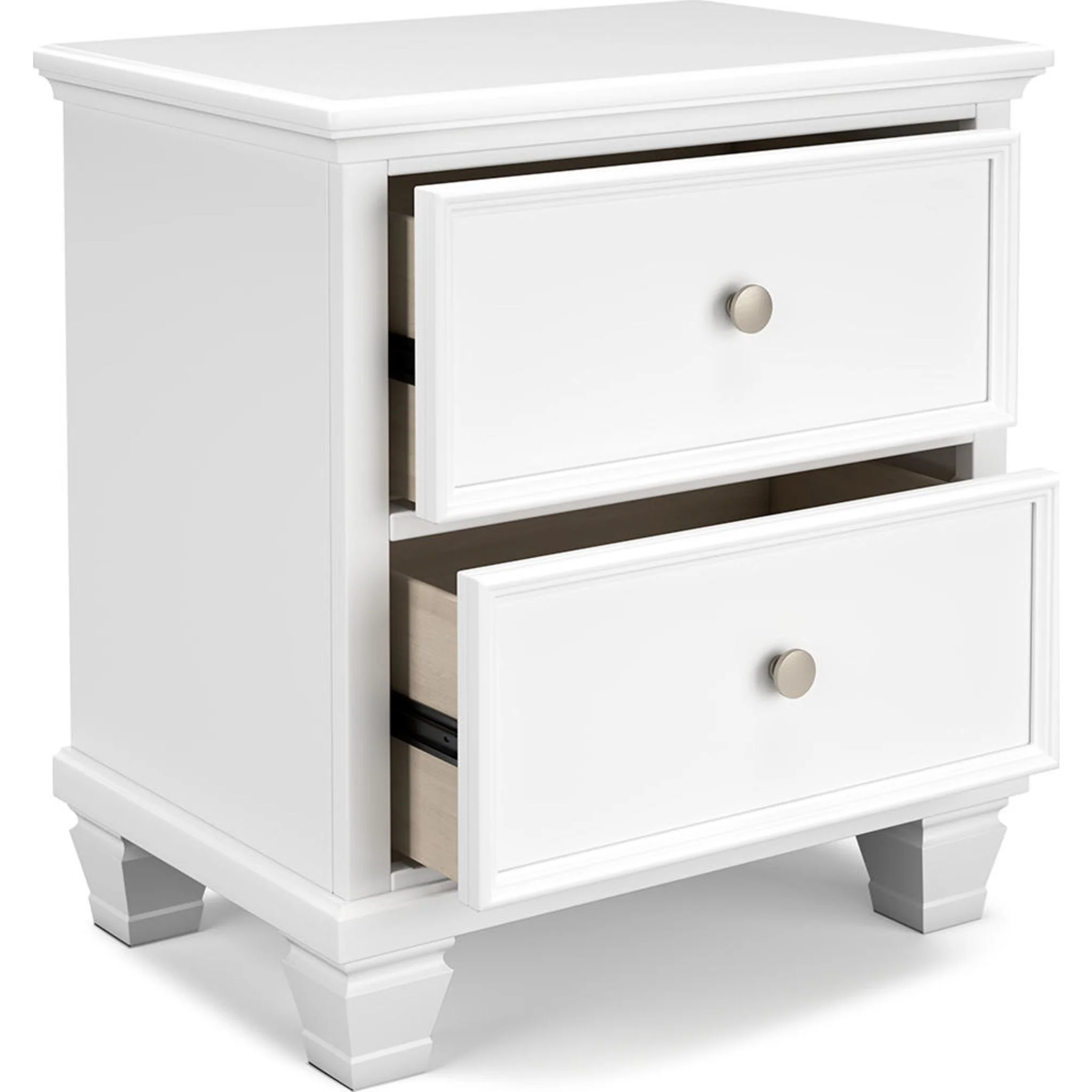 Fortman 6 Piece Panel Bedroom - White - Image 29