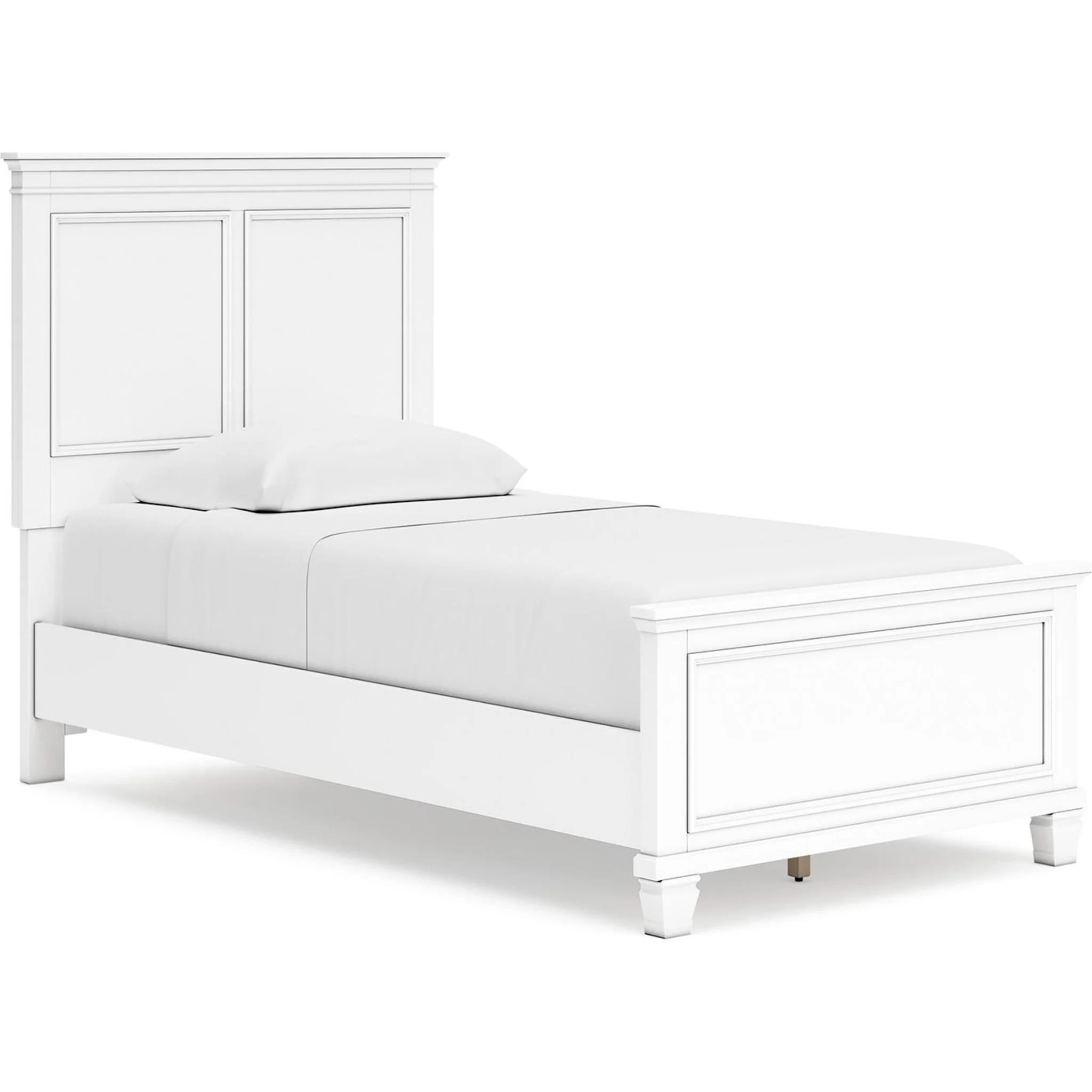 Fortman 6 Piece Panel Bedroom - White - Image 3
