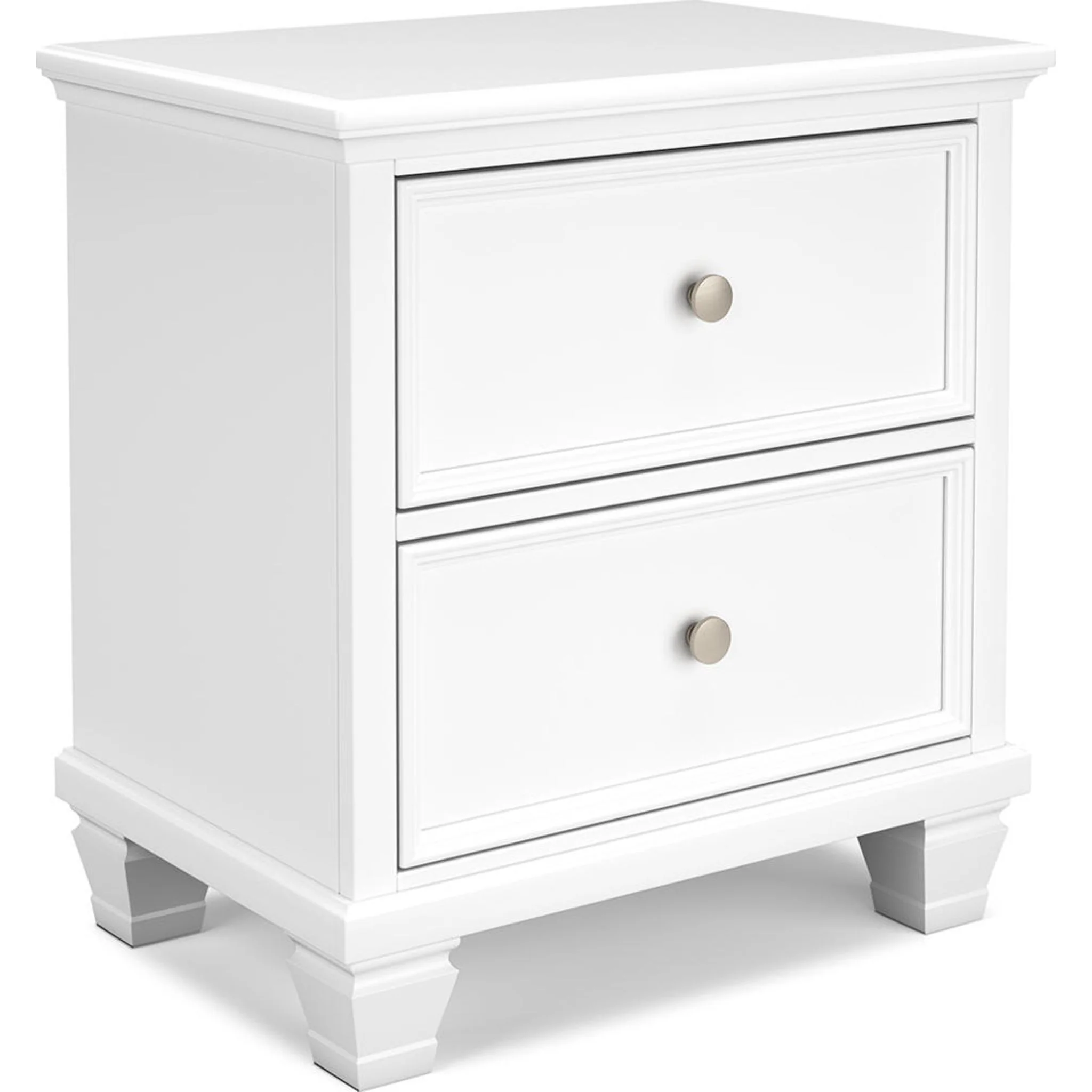 Fortman 6 Piece Panel Bedroom - White - Image 30