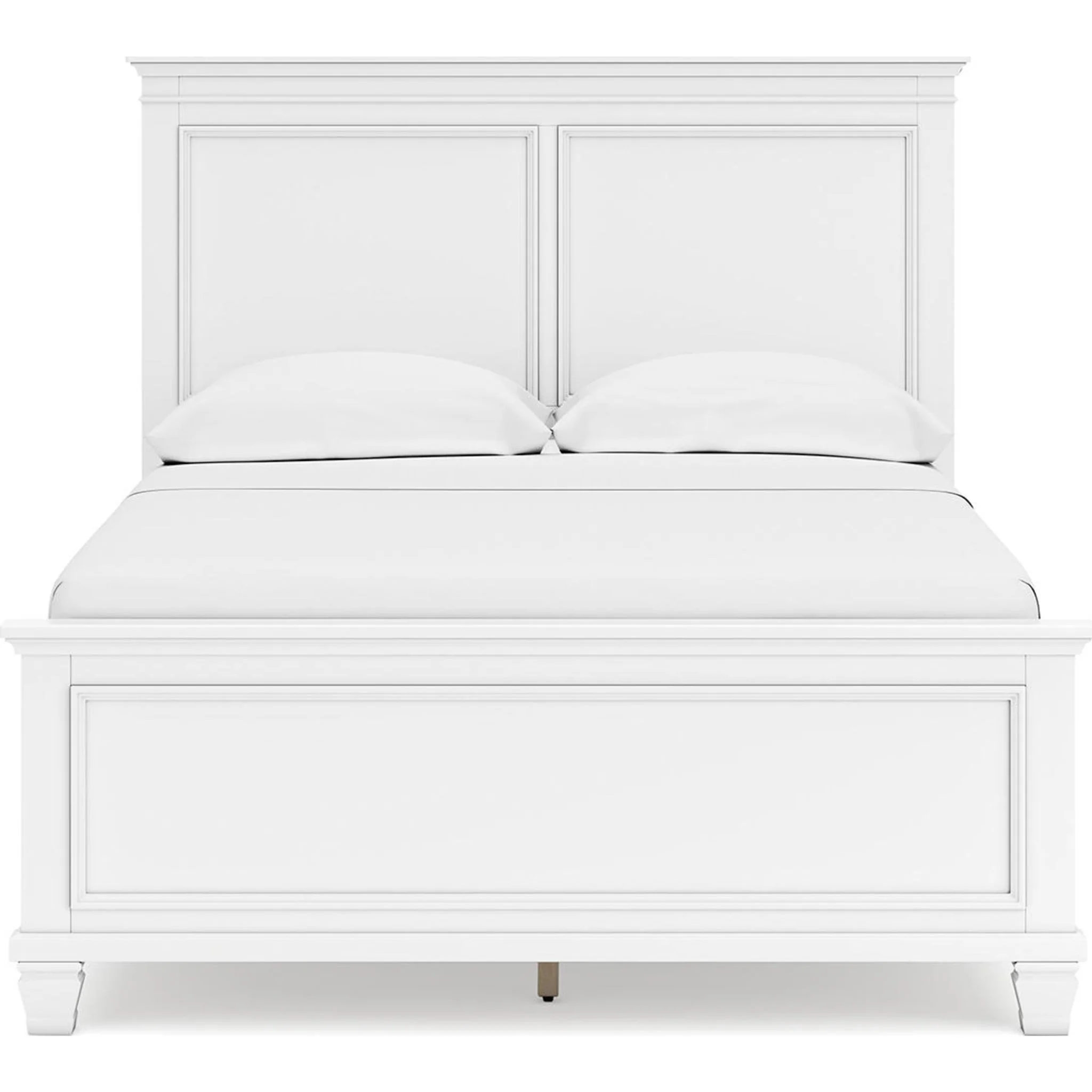 Fortman 6 Piece Panel Bedroom - White - Image 60