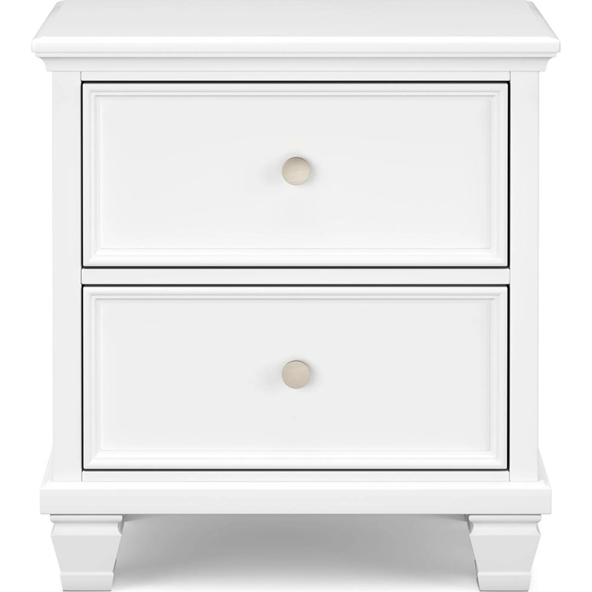 Fortman 6 Piece Panel Bedroom - White - Image 42