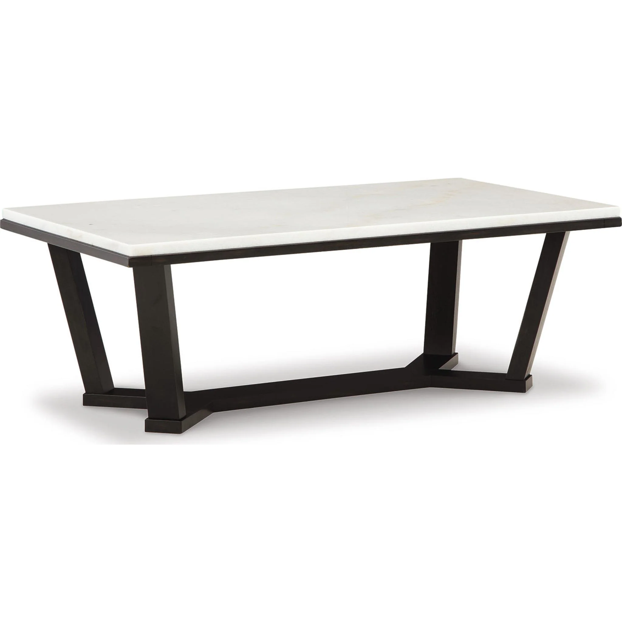 Fostead Coffee Table - White/Espresso - Image 4